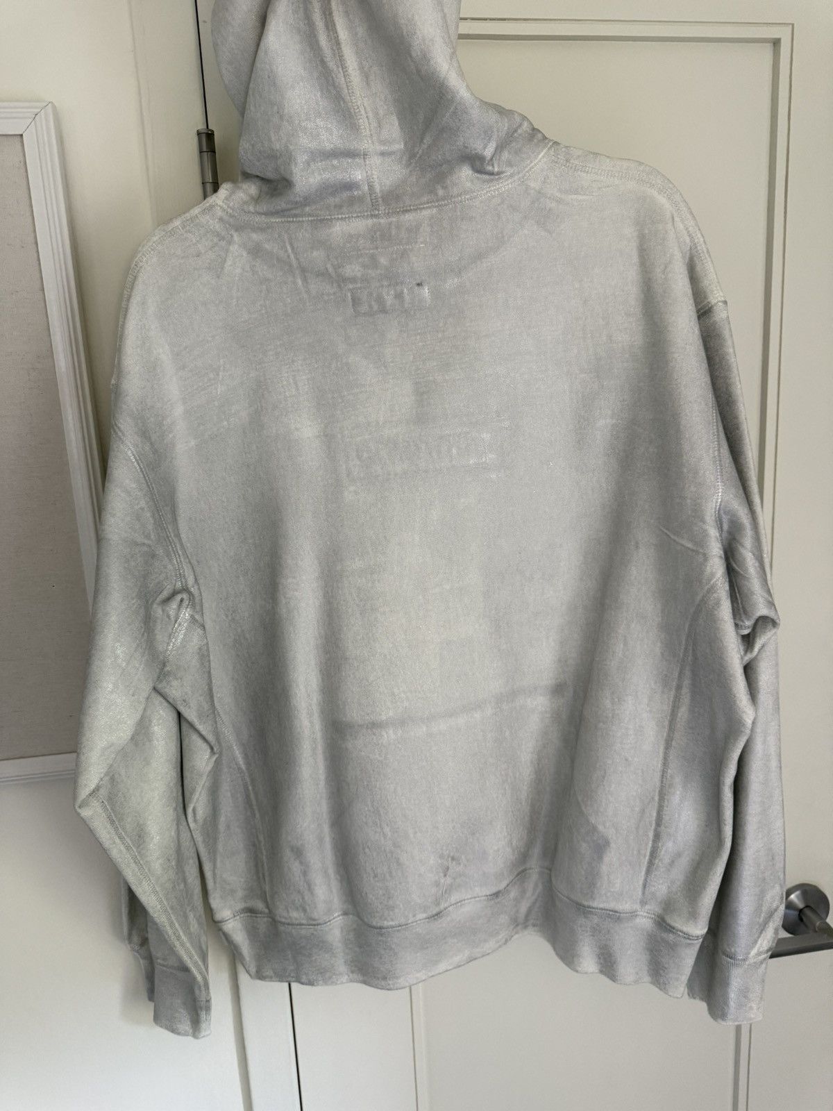 Maison Margiela × Supreme Supreme x MM6 Maison Margiela Foil Box Logo Hoodie White Size US M / EU 48-50 / 2 - 3 Thumbnail