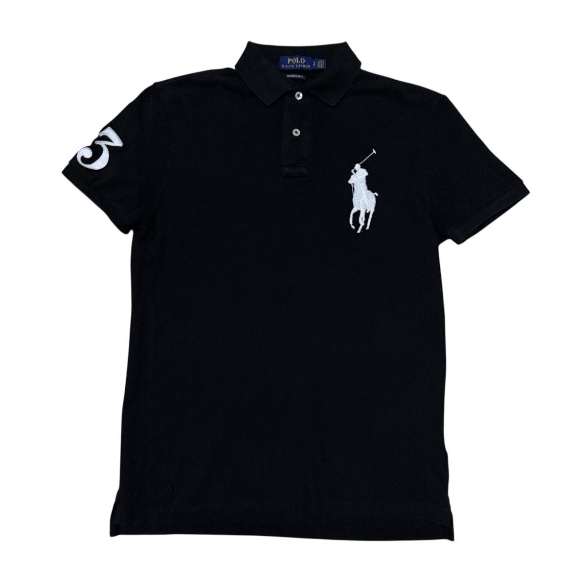 POLO RALPH LAUREN ビッグポニー NEWYORK 5 Vintage POLO RALPH LAUREN New York #5 Polo Shirt Big Logo Size XS