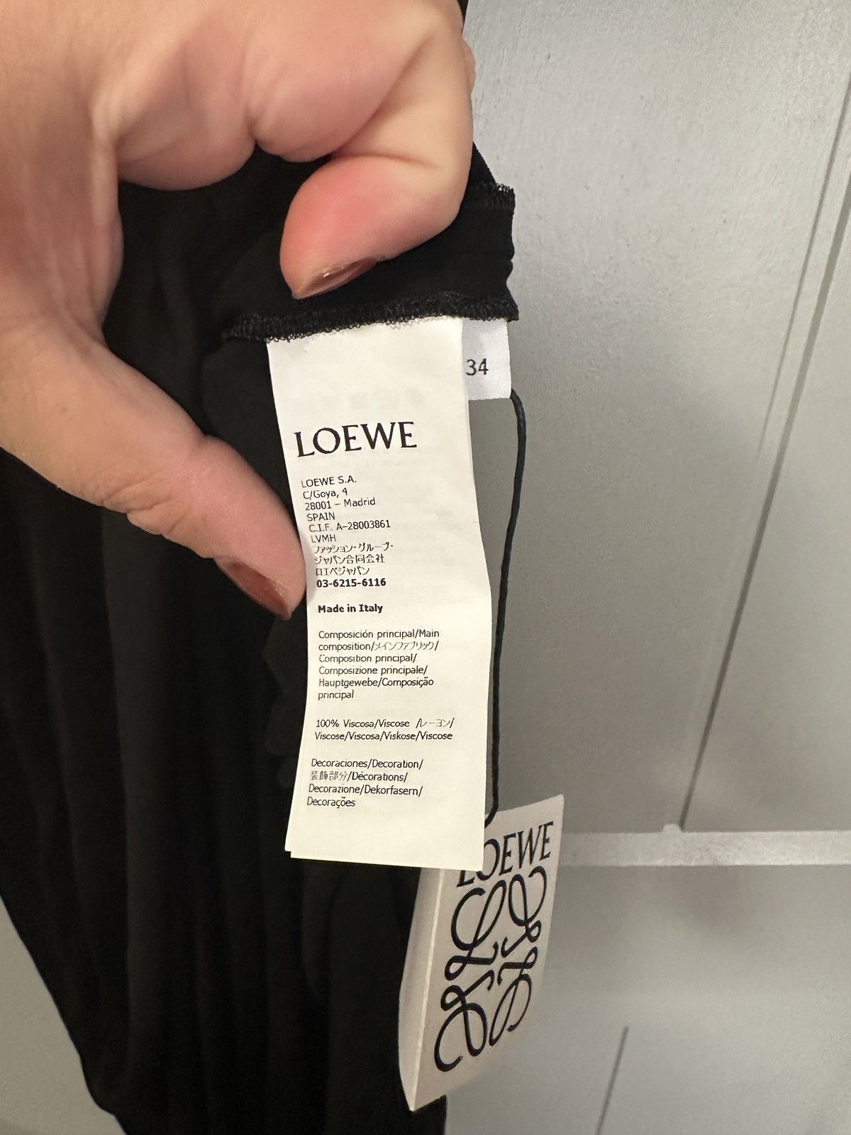 Loewe Loewe Black Maxi Dress with Feather Detail Size XXS / US 00 / IT 34 - 4 Thumbnail