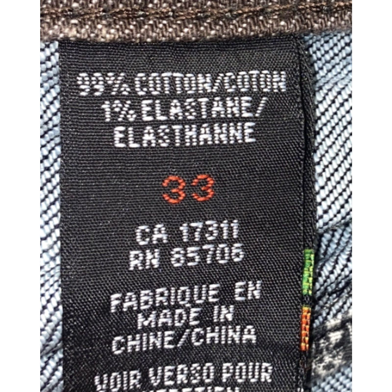 Buffalo David Bitton Buffalo Denim Jeans Button Fly Buffalo David Bitton Mens 33x33 Gordy Blue Regular Jeans Mens 33 Size US 33 - 7 Thumbnail