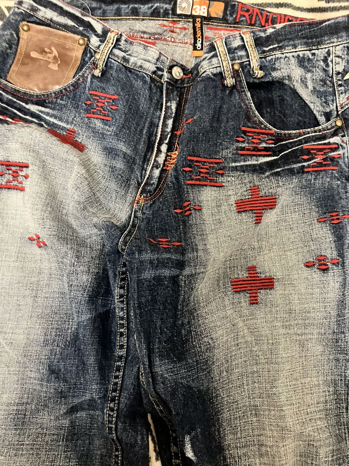 Vintage Western jeans Size US 38 / EU 54 - 2 Thumbnail