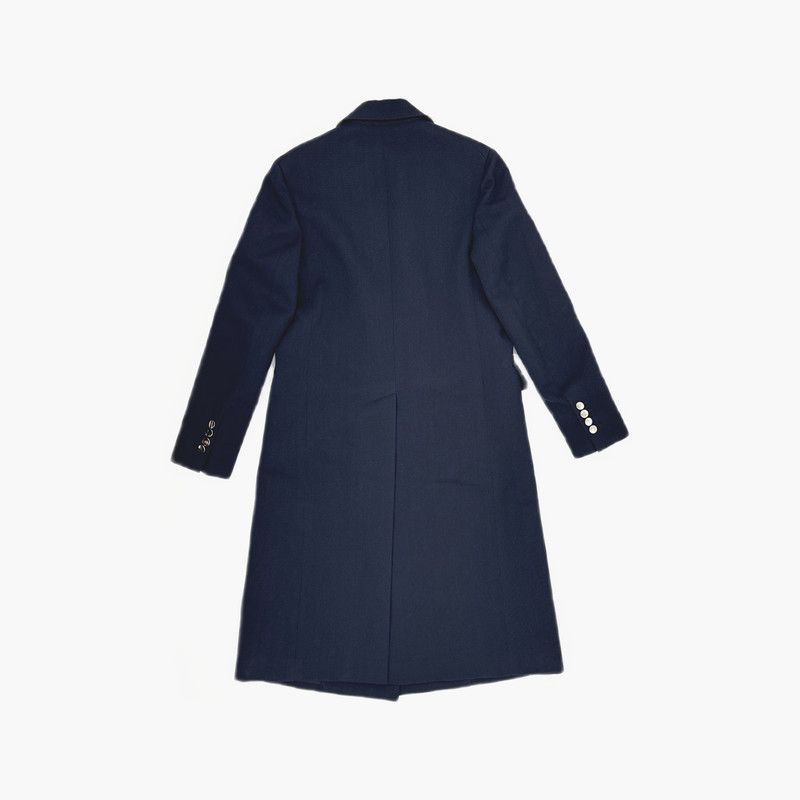 Prada Prada Classic Lapel Overcoat in Navy Blue Size US S / EU 44-46 / 1 - 1 Thumbnail