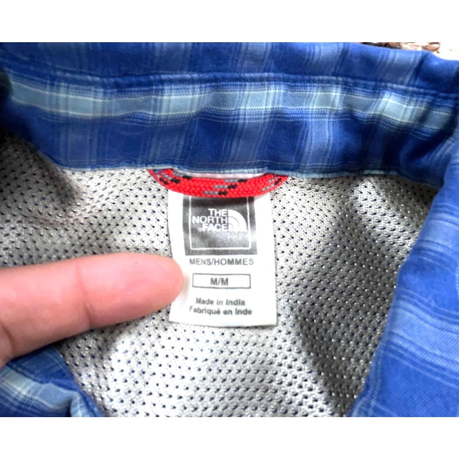 The North Face The North Face Shirt Men Medium Blue Button Up Plaid Hiking Camp Adult Tartan Size US M / EU 48-50 / 2 - 2 Thumbnail