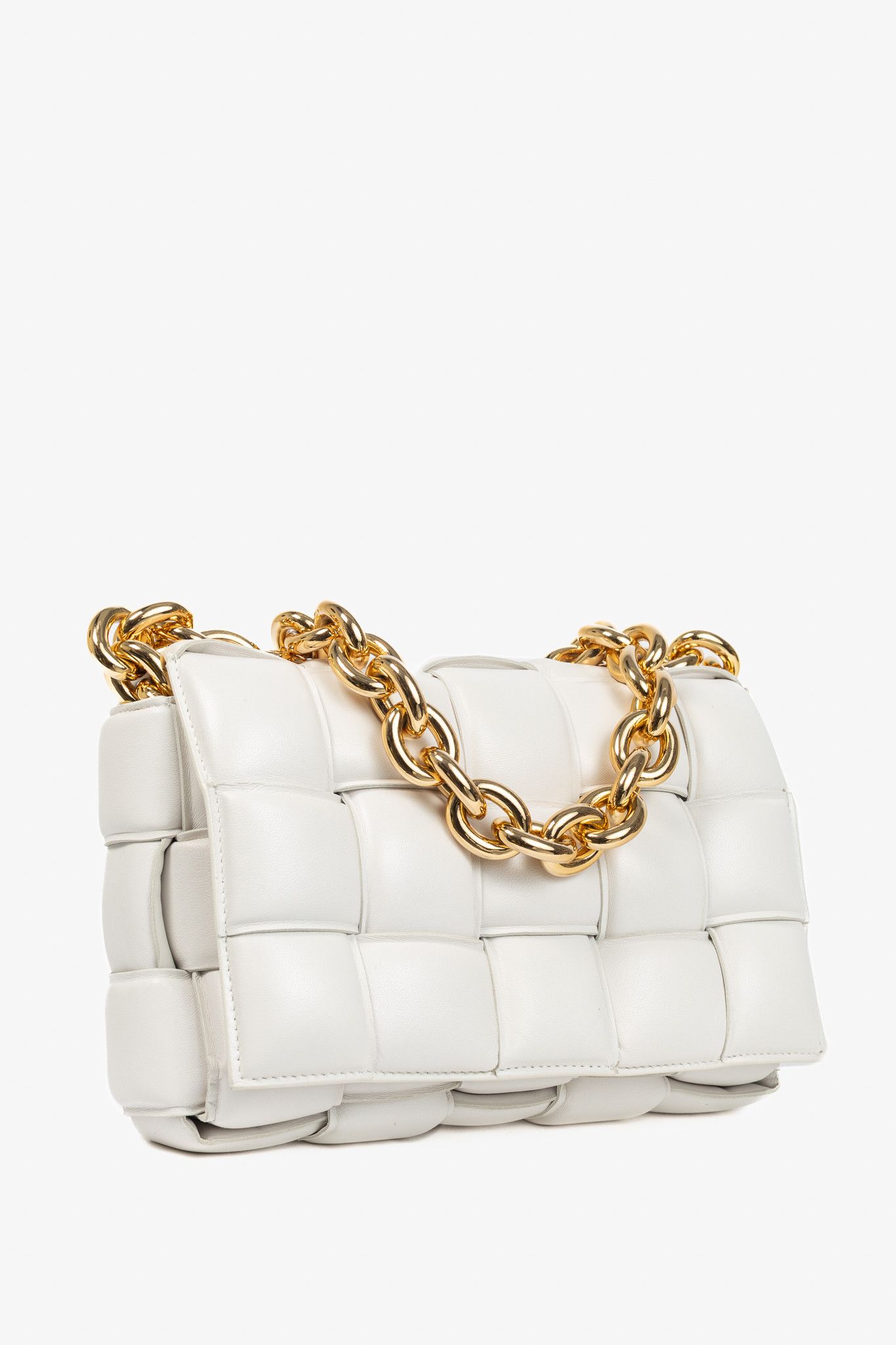 Bottega Veneta Bottega Veneta Maxi Chain Cassette Intreccio-Lambskin Bag Size ONE SIZE - 2 Thumbnail