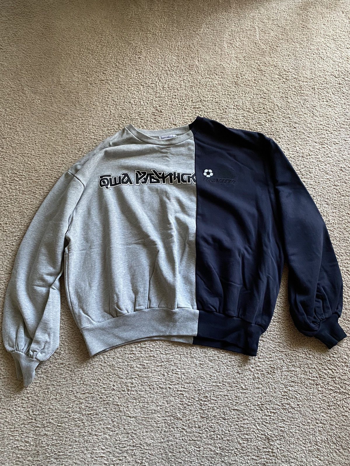 Gosha Rubchinskiy Gosha Rubchinsky SS18 Split Sweater Grailed