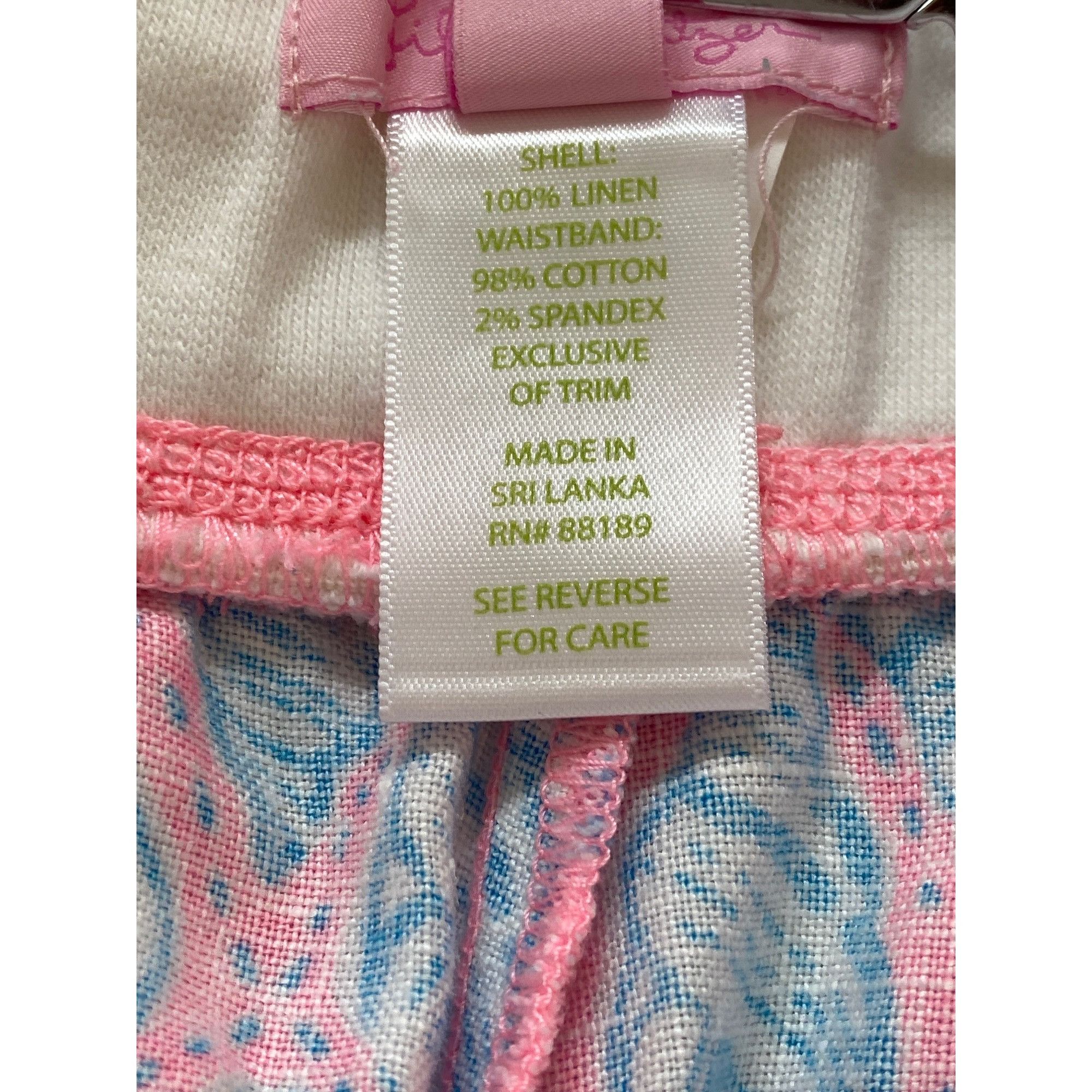 Lilly Pulitzer Lilly Pulitzer Linen Beach Palazzo Pants XS/S 'Tipsy Cosmo S Size 27" / US 4 / IT 40 - 8 Thumbnail