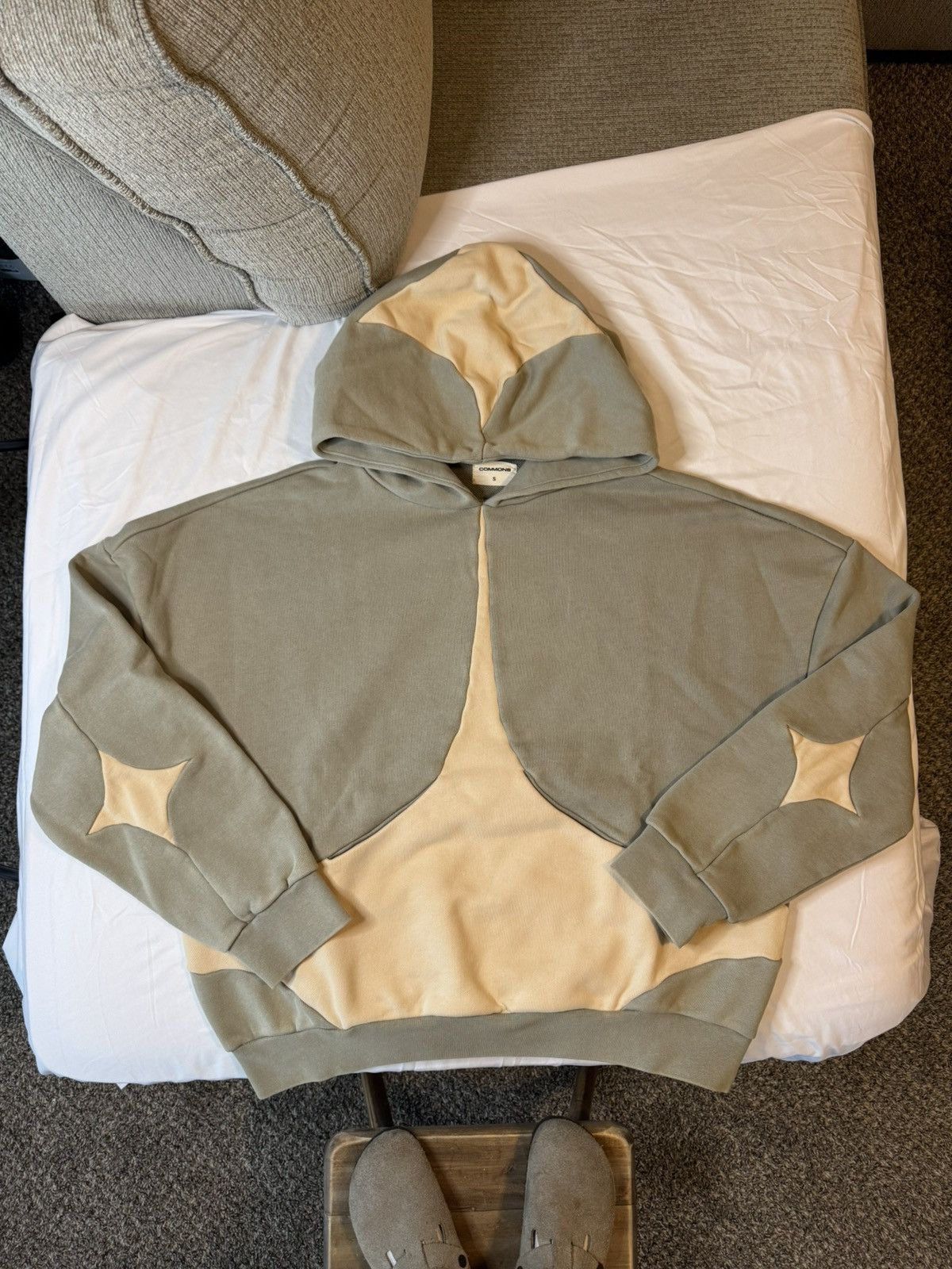 Other Commons Reversible 'Star' Hoodie Sage Common Studios Size US S / EU 44-46 / 1 - 1 Thumbnail