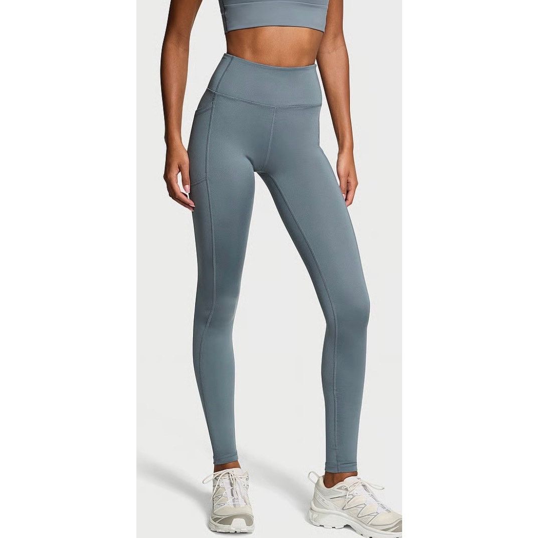 Victoria's Secret VSX Essential High-Rise Pocket Legging Dark Steel stretch XL Size 36" / US 14 / IT 50 - 1 Thumbnail