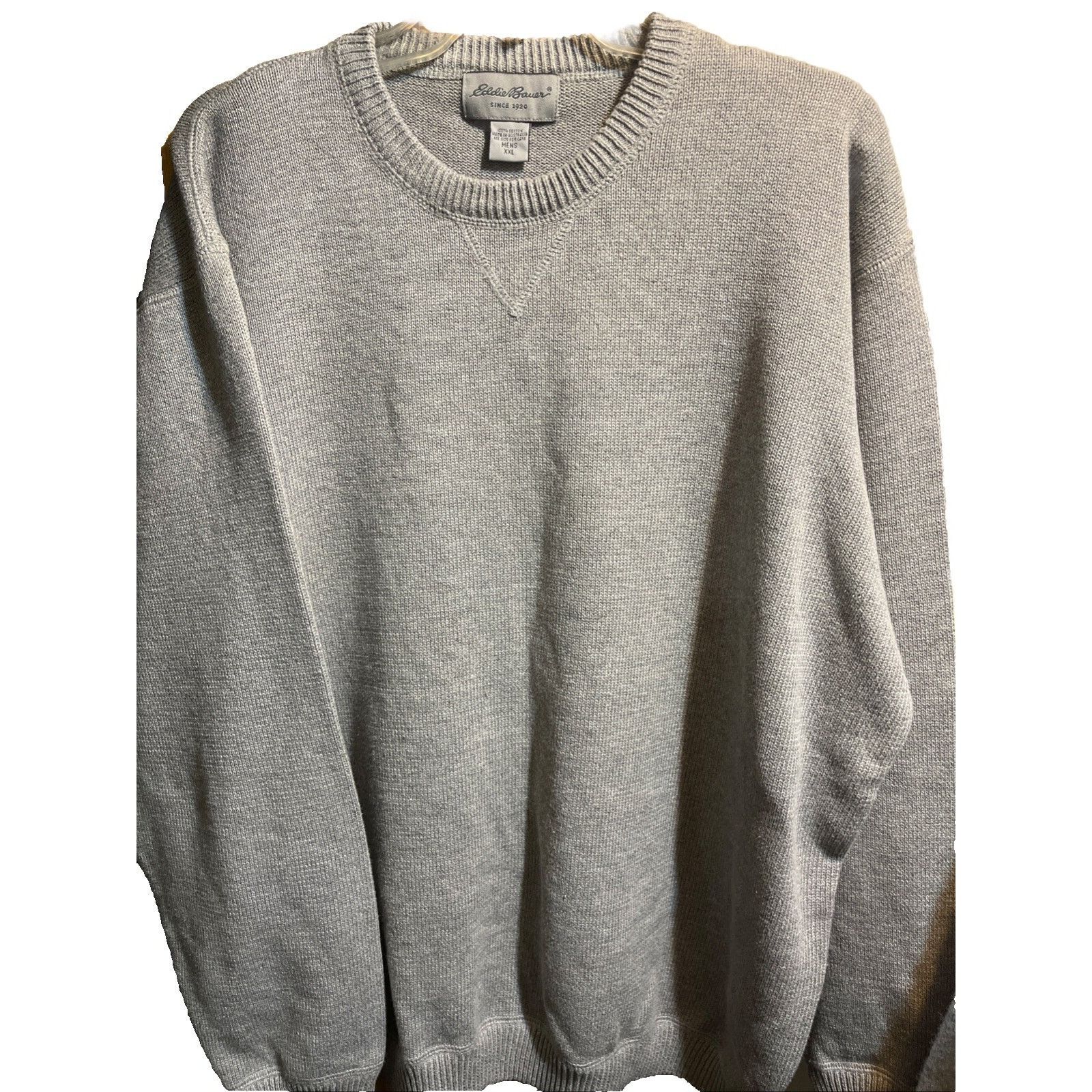 Eddie Bauer Eddie Bauer Sweater Mens XXL Gray Long Sleeve Cotton Sweater Size US XXL / EU 58 / 5 - 1 Thumbnail