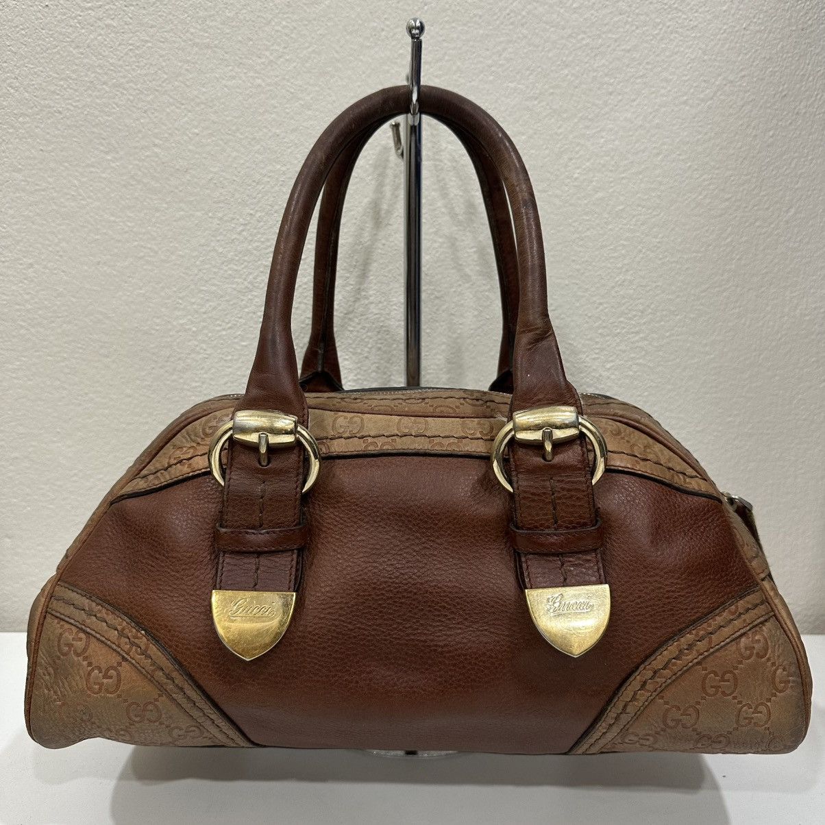 Gucci ‼️LASTDROP‼️ GUCCI BROWN GUCCISSIMA SIGNORIA LARGE DOME BAG Size ONE SIZE - 3 Thumbnail