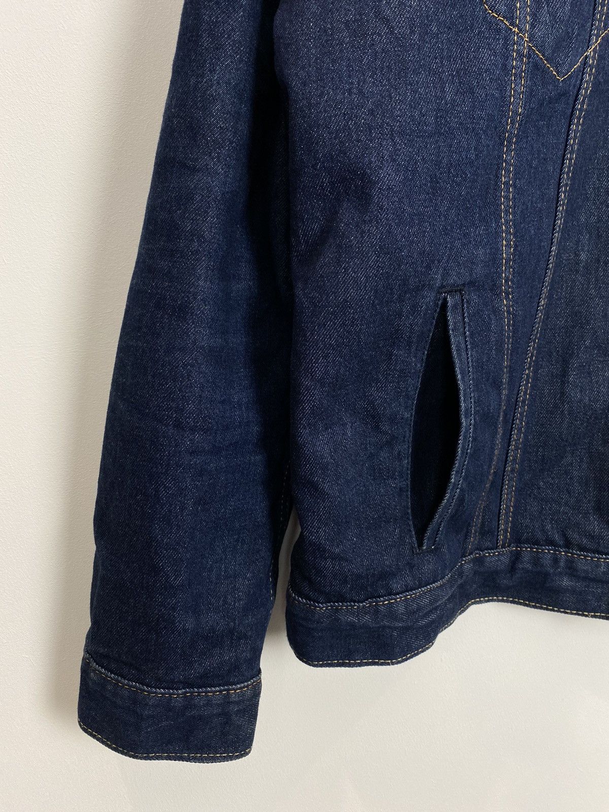 Levi's Levi's Denim Sherpa Lined Jacket Men’s Size X-LARGE Blue Top Size US XL / EU 56 / 4 - 4 Thumbnail