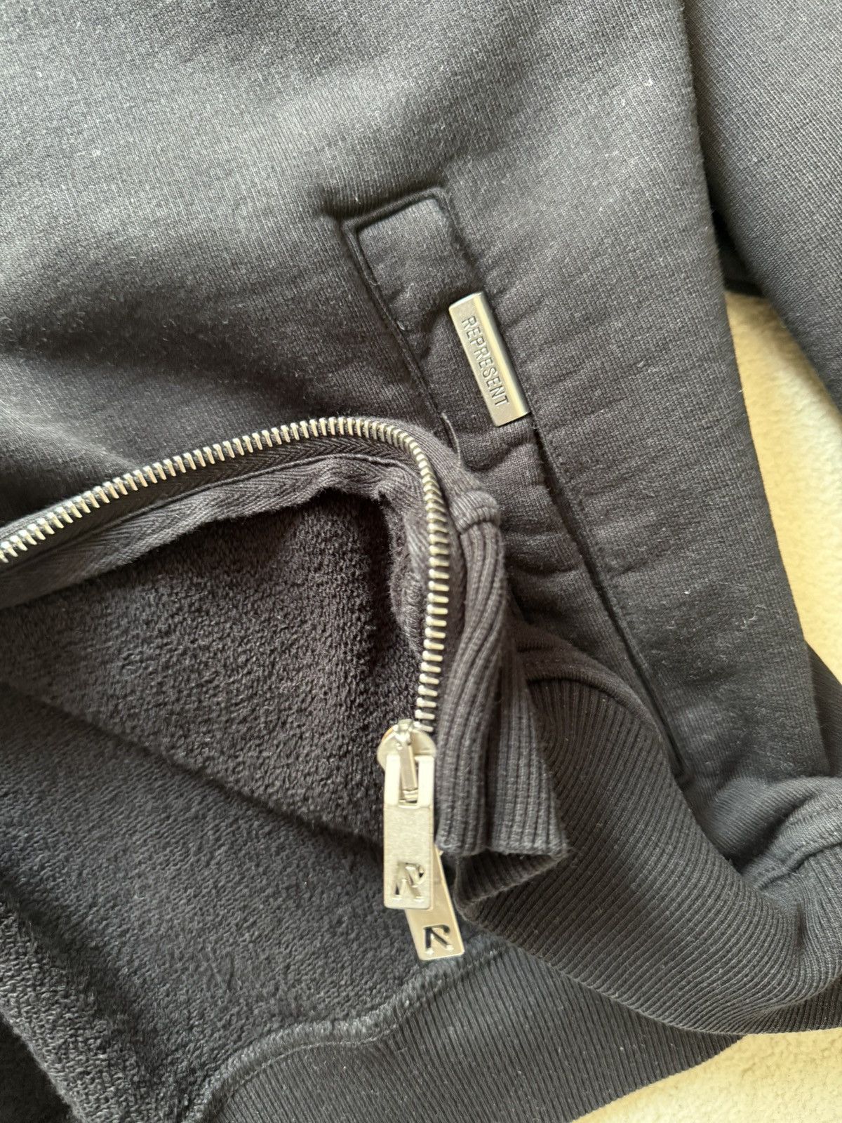 Represent Clo. Represent Owners Club Zip Hoodie – Black Size US S / EU 44-46 / 1 - 3 Thumbnail