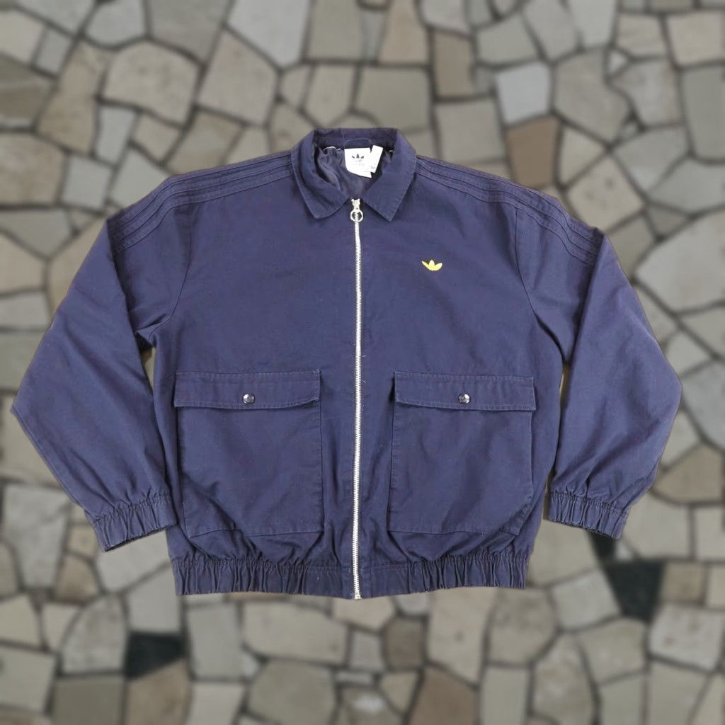 Adidas Adidas Jacket Mens Medium Blue Nice Dock Coat Legend Ink Utility Coat Full Zip Size US M / EU 48-50 / 2 - 1 Thumbnail