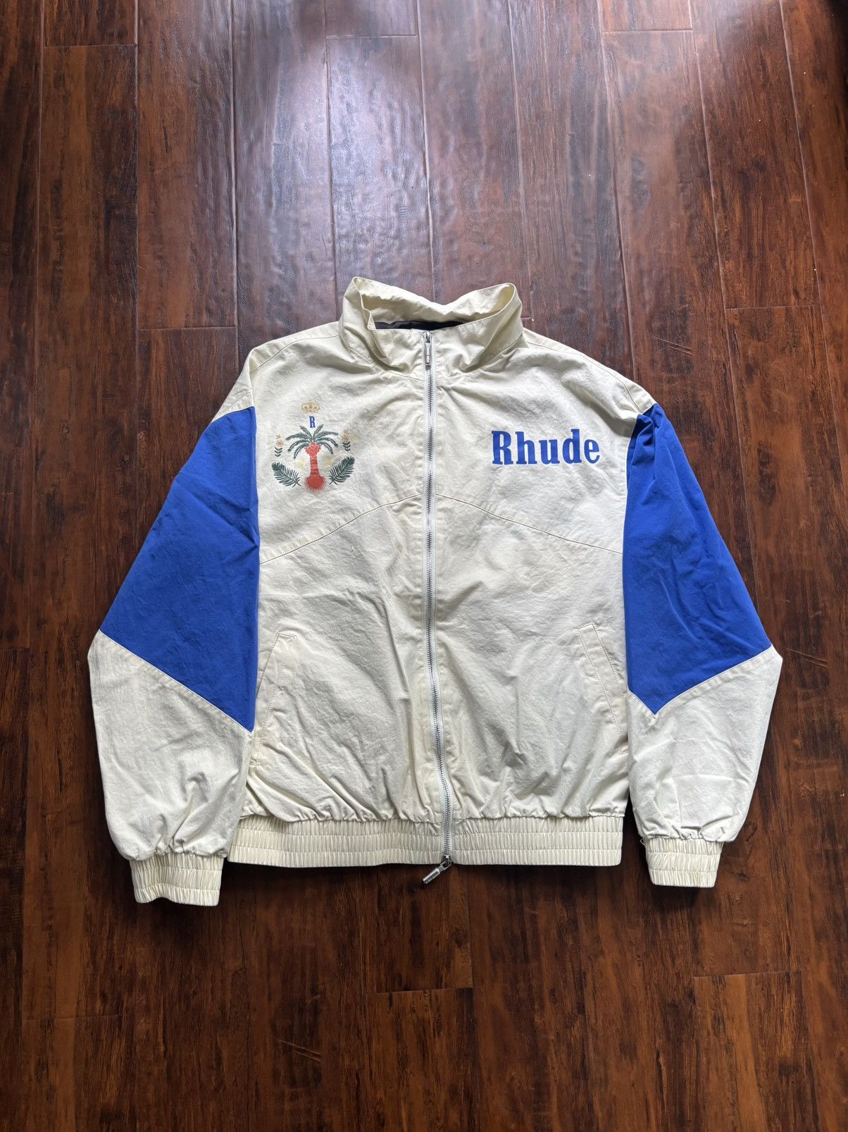 Rhude palm logo colorblock flight jacket Size US M / EU 48-50 / 2 - 1 Thumbnail