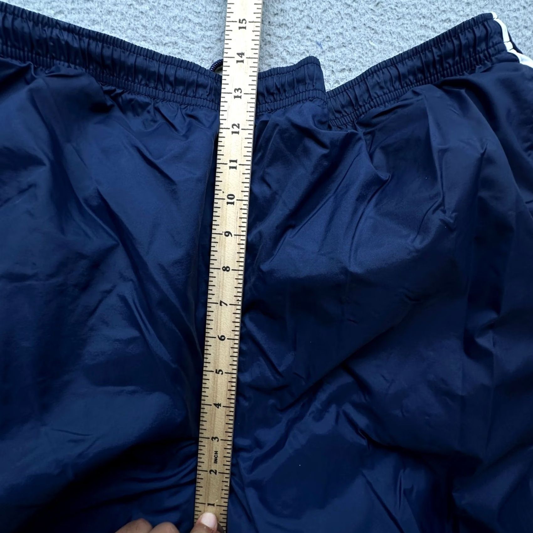 Adidas VINTAGE Adidas Lined Windbreaker Track Pants Mens XL Navy Blue Ankle Zip Sports 90s Men's Pants Size US 36 / EU 52 - 5 Thumbnail