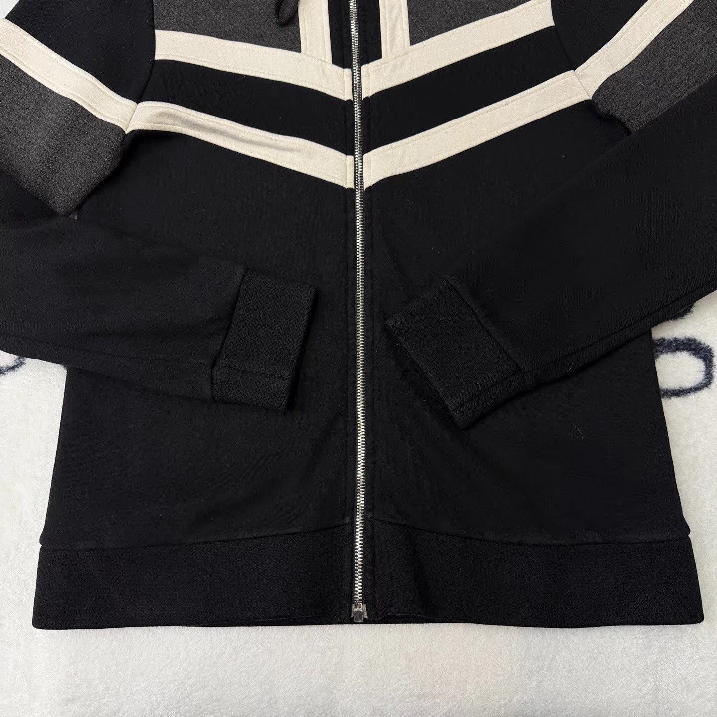 Neil Barrett Neil Barrett Black & White Color Block Hooded Jacket Q10 Size US S / EU 44-46 / 1 - 2 Thumbnail