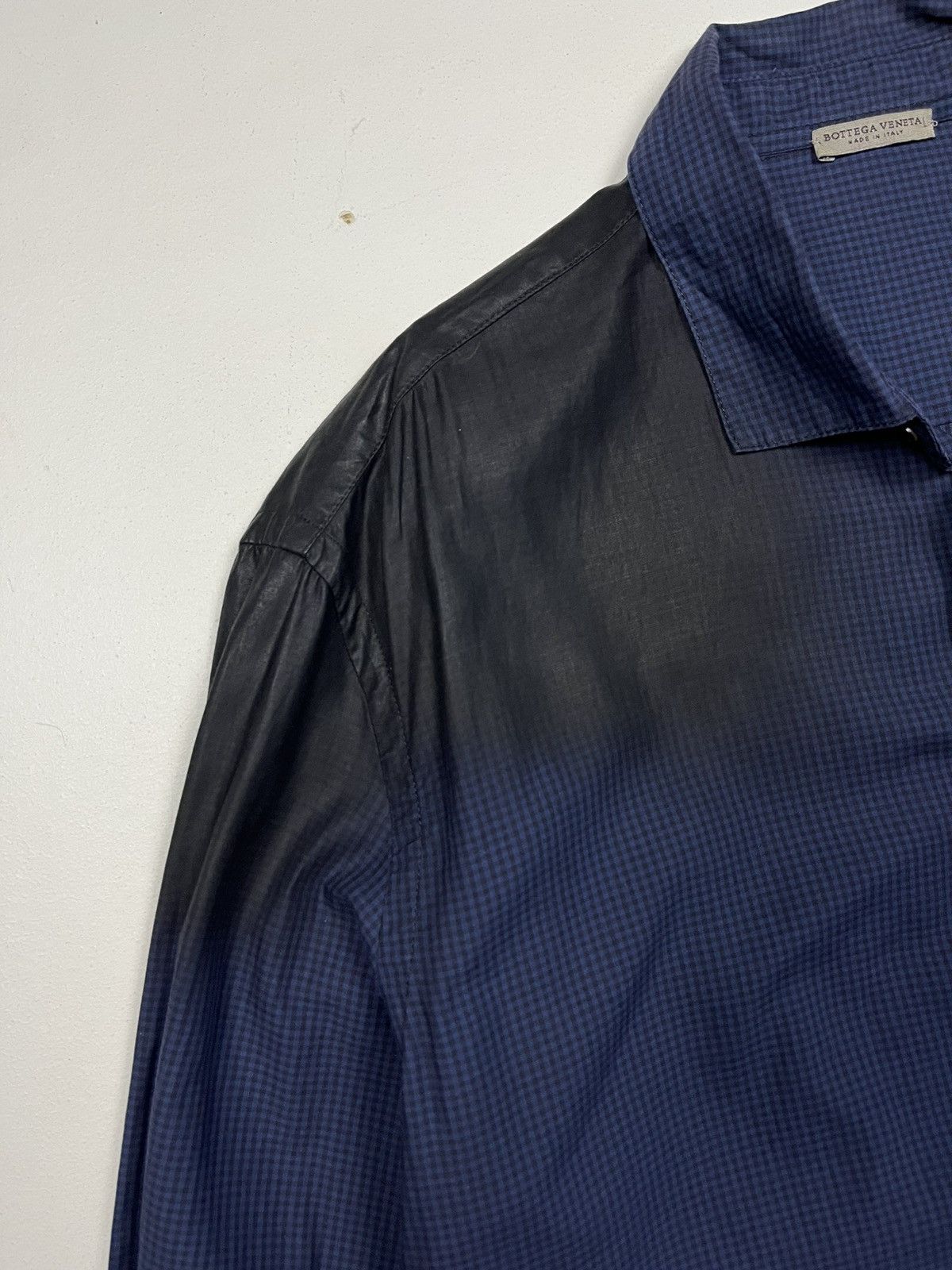 Bottega Veneta Vintage Bottega Veneta Waxed Detailing button down Shirt Size XL / US 12-14 / IT 48-50 - 7 Thumbnail