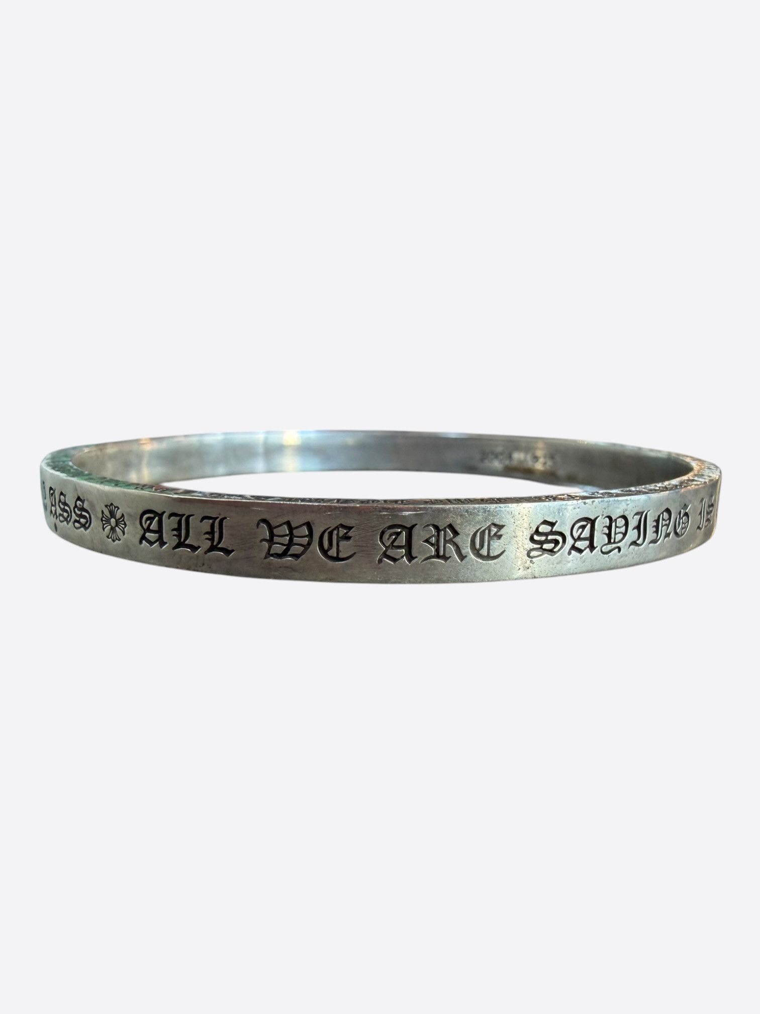 Chrome Hearts Chrome Hearts Silver Spacer Bangle Bracelet Size ONE SIZE - 2 Thumbnail