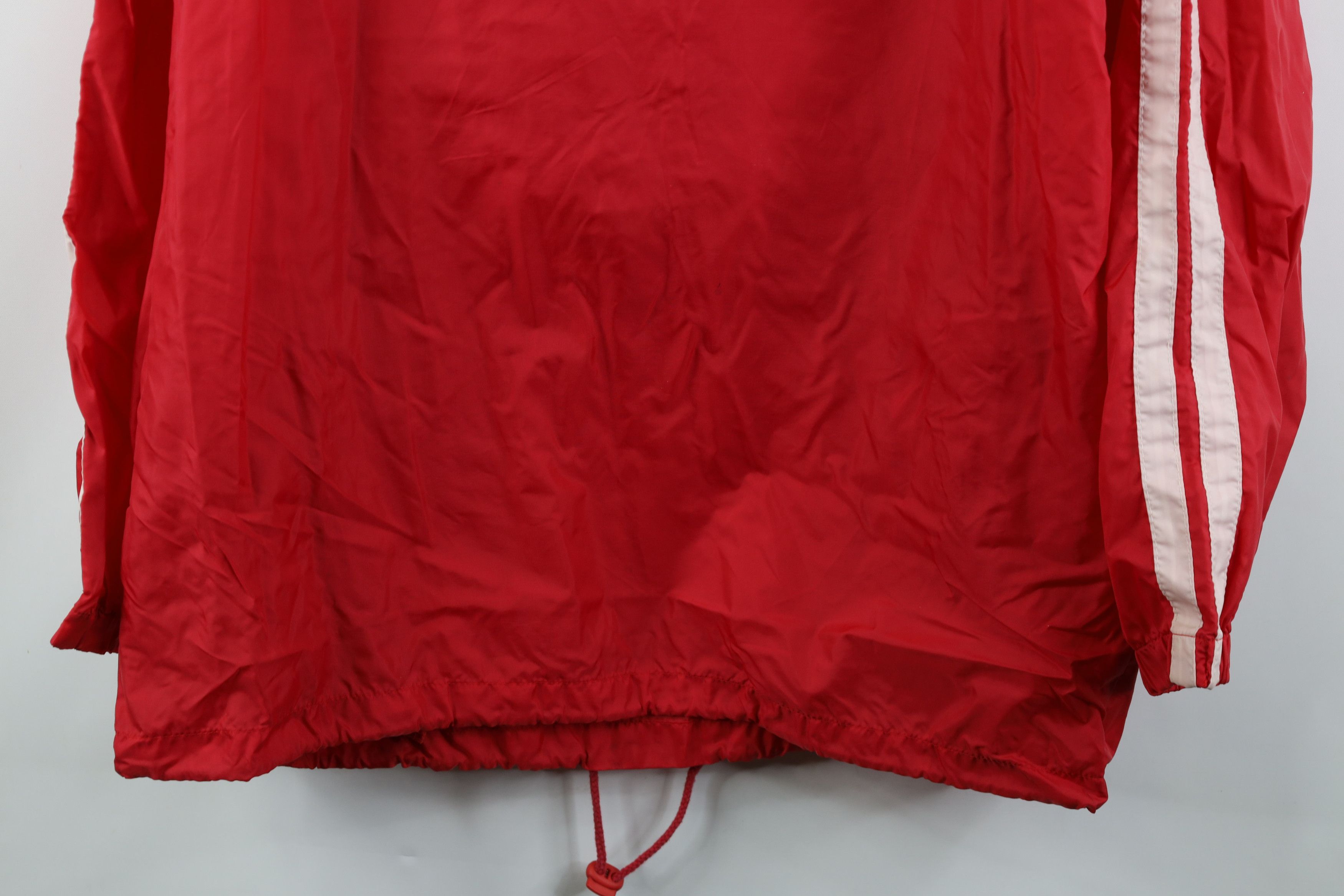 Vintage Vintage 90s Streetwear Anorak Windbreaker Jacket Red Size US XL / EU 56 / 4 - 15 Thumbnail