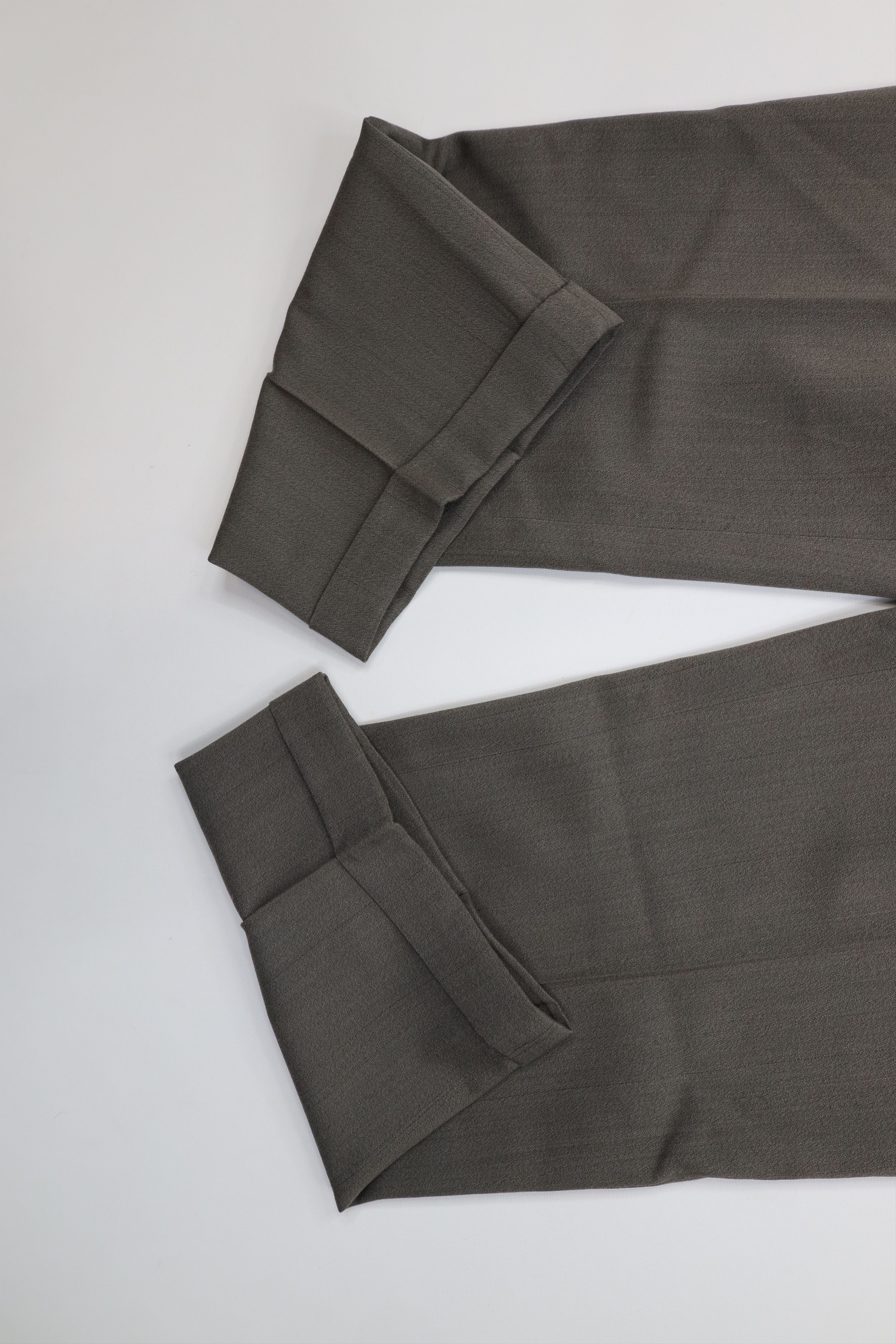 Vintage Vintage 90s Streetwear Wool Knit Wide Leg Chino Pants Gray Size US 34 / EU 50 - 5 Thumbnail