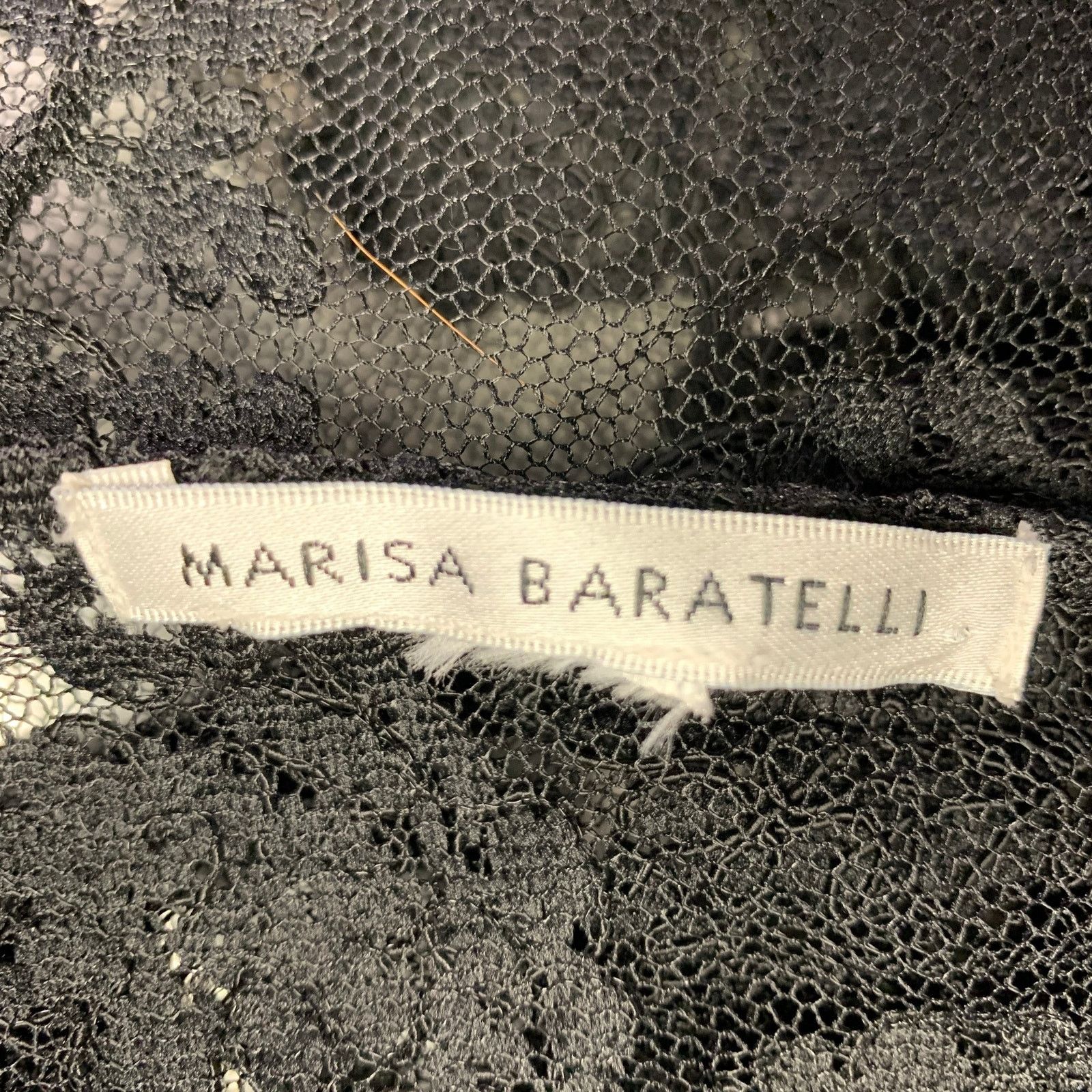Other MARISA BARATELLI Size M Black Lace Jacket Blazer Size M / US 6-8 / IT 42-44 - 5 Thumbnail