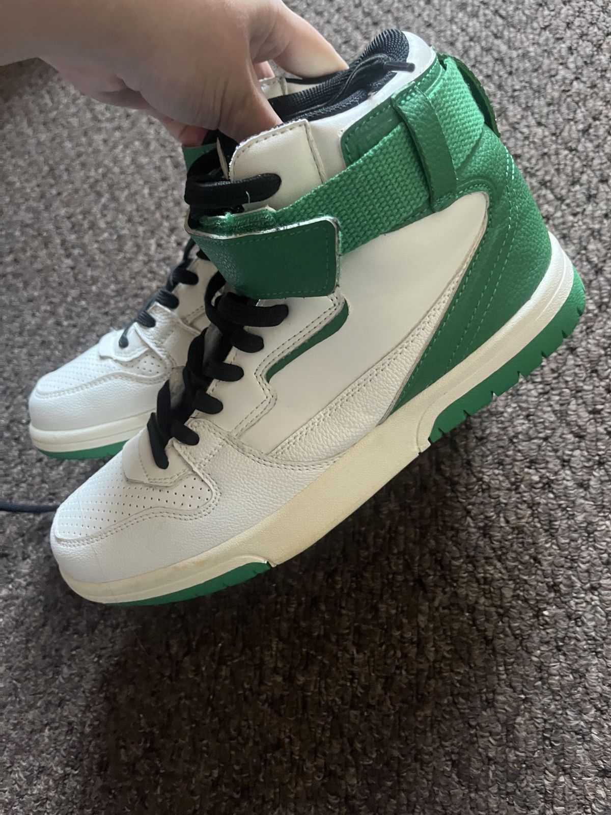 Zara Zara green high-top sneakers Size US 6.5 / IT 36.5 - 8 Thumbnail