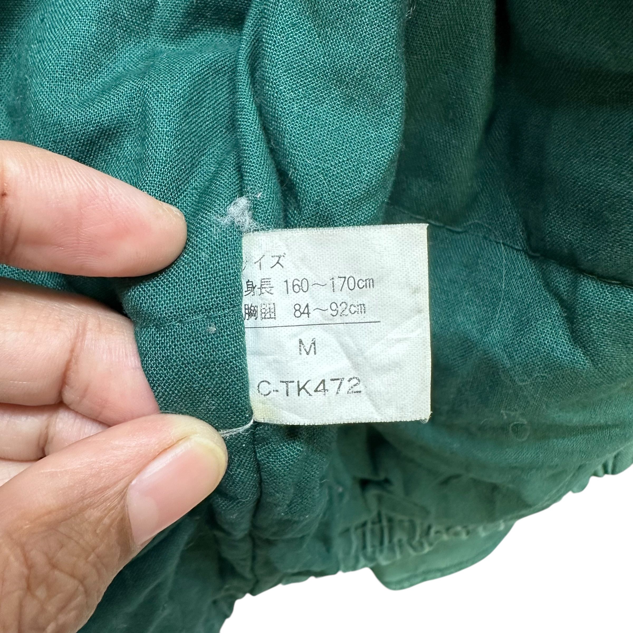 Vintage 90's CLUB MIX Green Parachute Bomber Jacket #A76-1842 Size US M / EU 48-50 / 2 - 10 Thumbnail