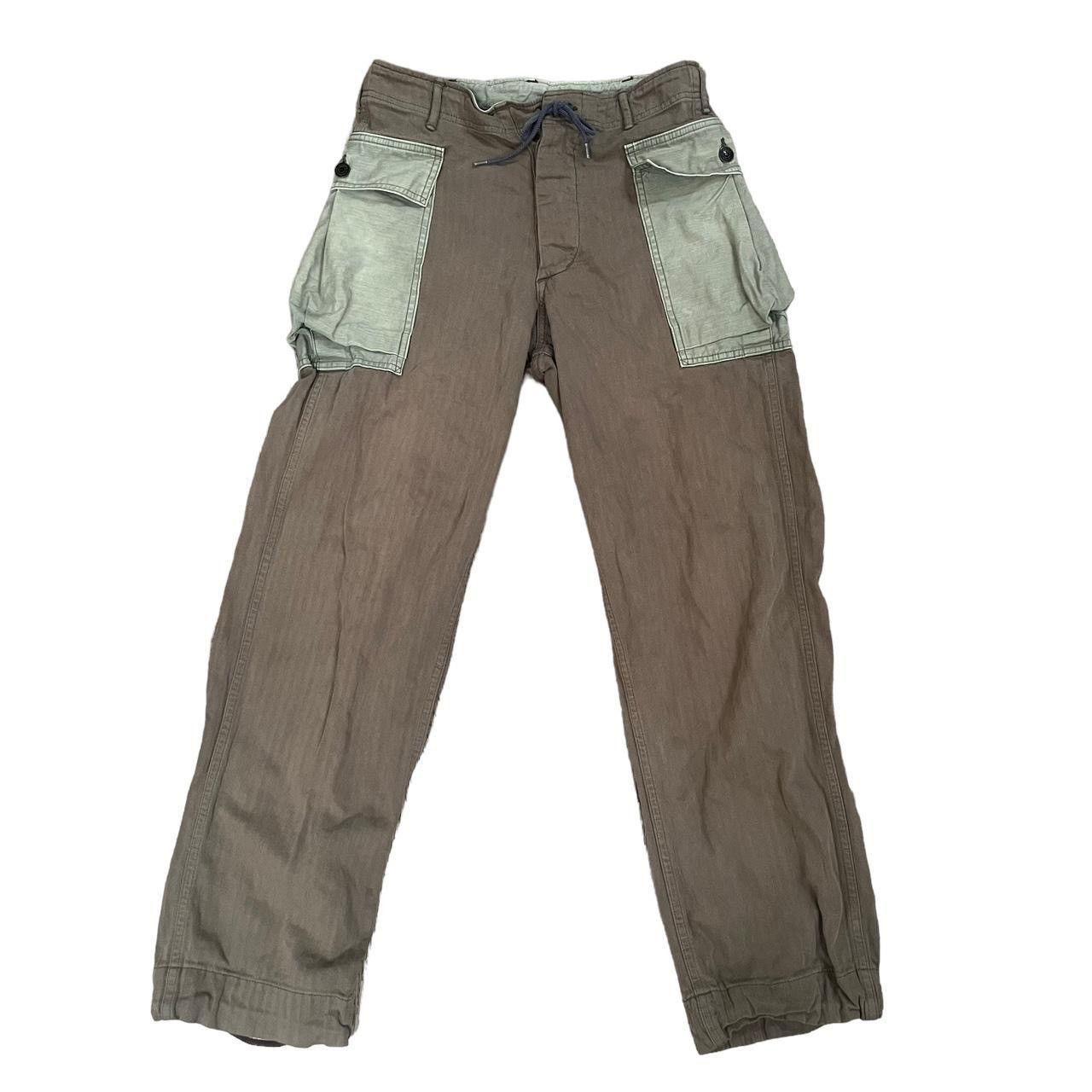 Japanese Brand Vintage Japanese military HBT monkey fatigue pants Size US 30 / EU 46 - 1 Thumbnail