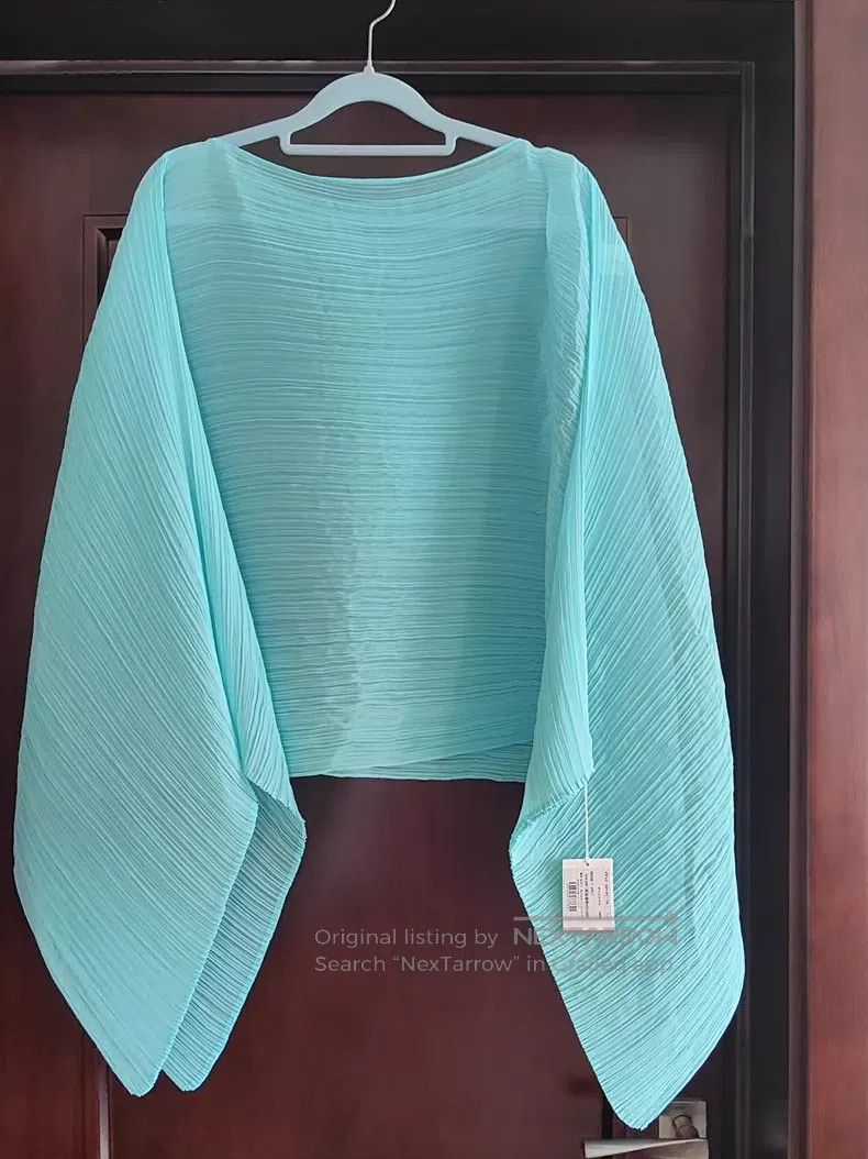 Issey Miyake Issey Miyake size:one size Sky Blue Vest Size XXS / US 00 / IT 34 - 2 Thumbnail