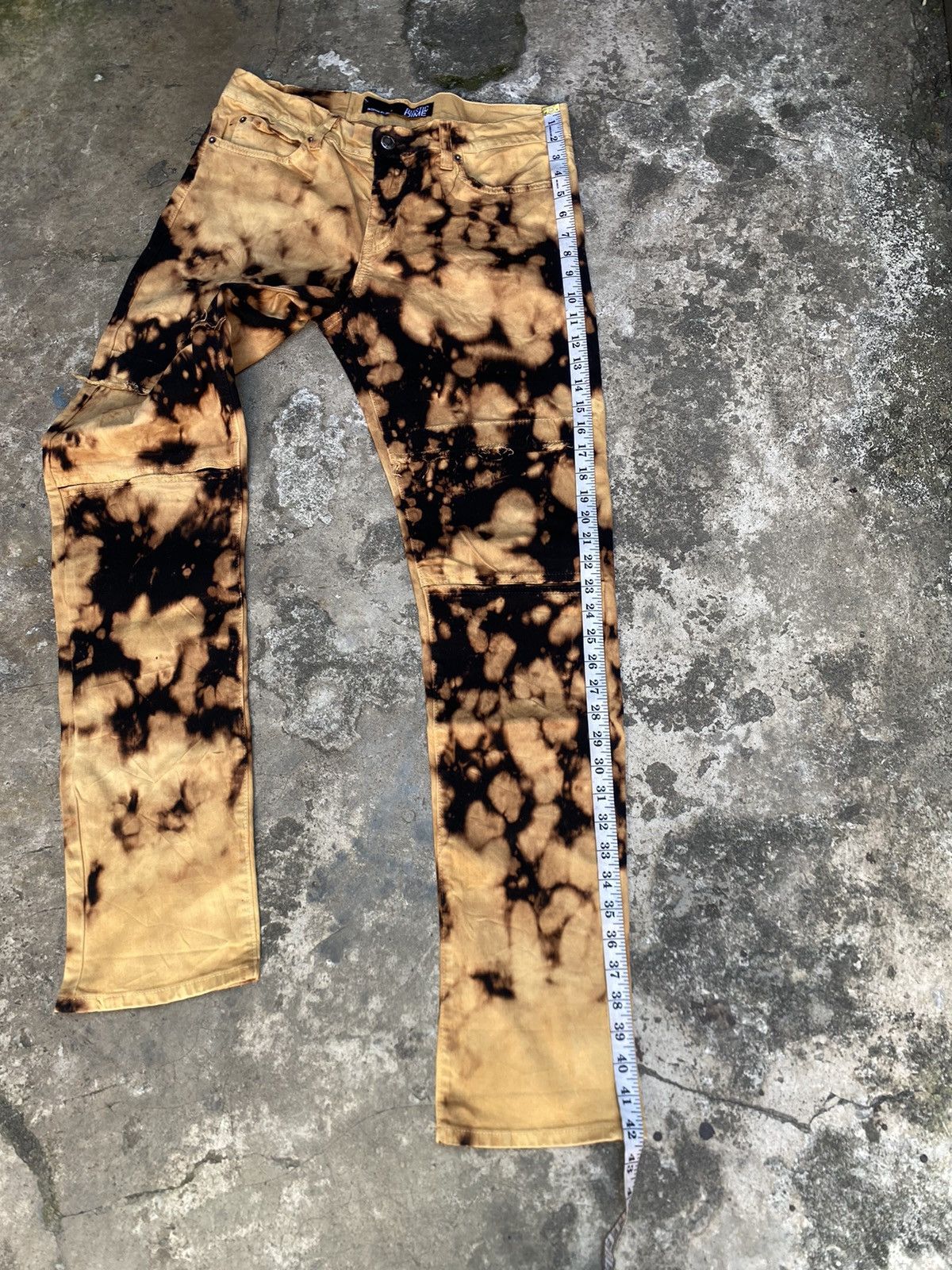 Rustic Dime Rustic Dime Tie Dye Denim Taper Fit Size US 31 - 13 Thumbnail