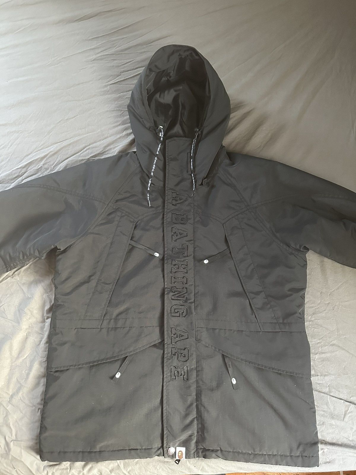 image of Bape Mountain Jacket Black, Men's (Size Large)