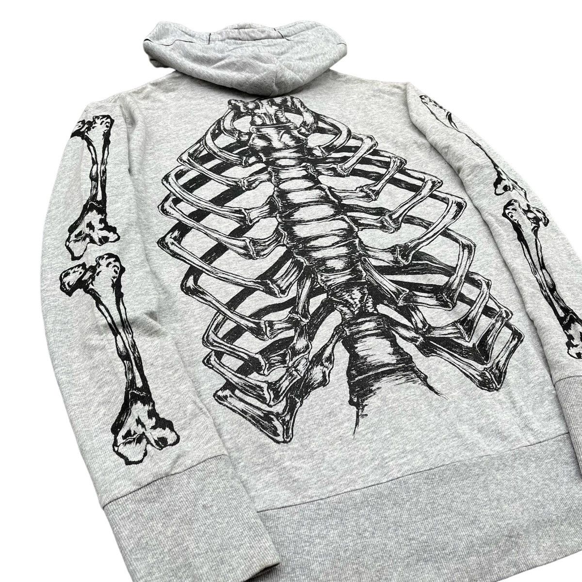 Seditionaries 2000s Glad News Skulls Skeleton Bone Full Zip Hoodie Lgb Goa Size US M / EU 48-50 / 2 - 16 Thumbnail