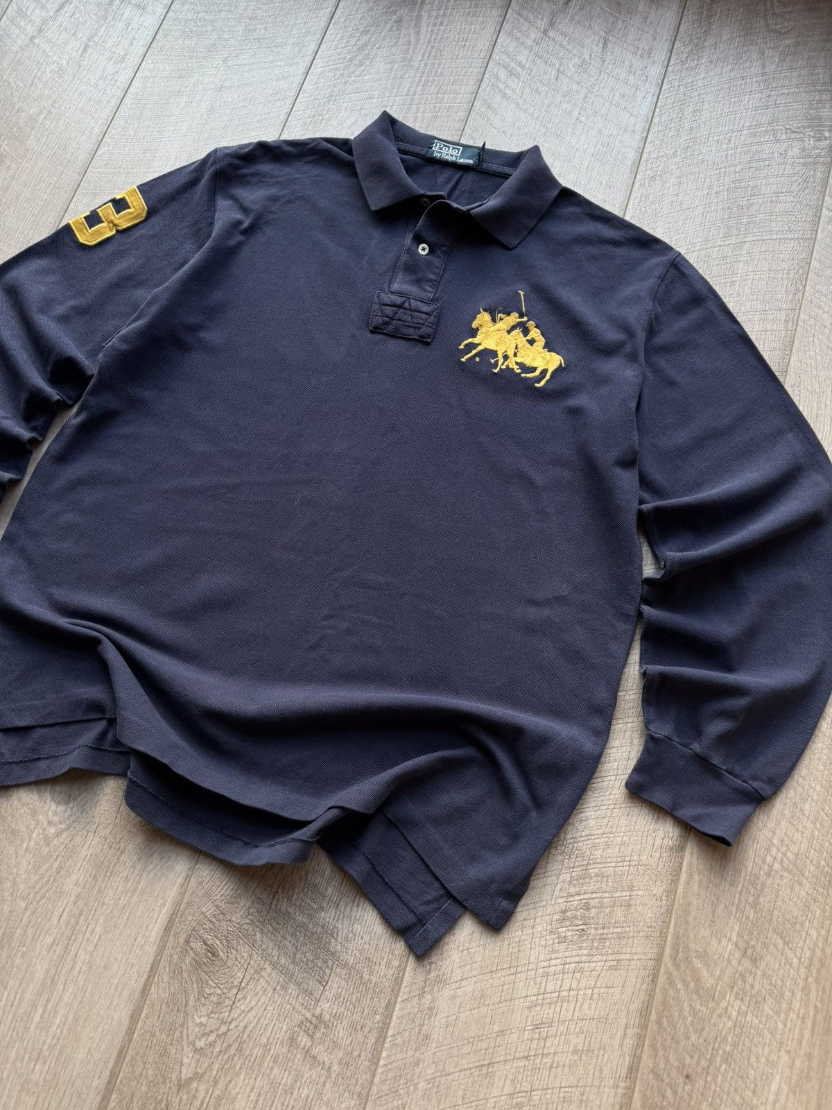 Polo Ralph Lauren Polo Ralph Lauren Riders Club #3 vintage polo big pony Size US L / EU 52-54 / 3 - 2 Thumbnail