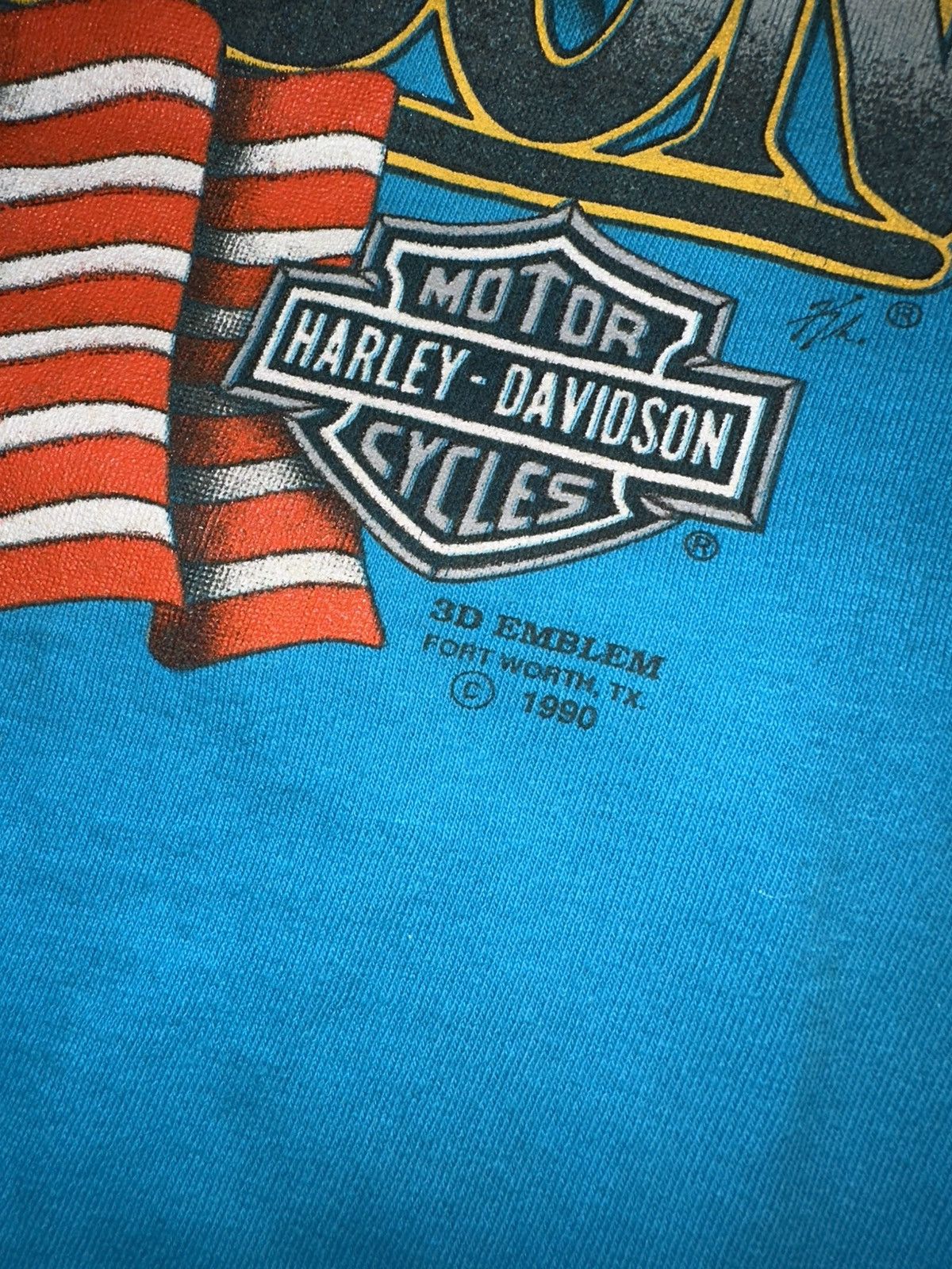 Harley Davidson × Japanese Brand × Vintage Harley Davidson 3D Emblem Made in USA 90’s Size US L / EU 52-54 / 3 - 3 Thumbnail