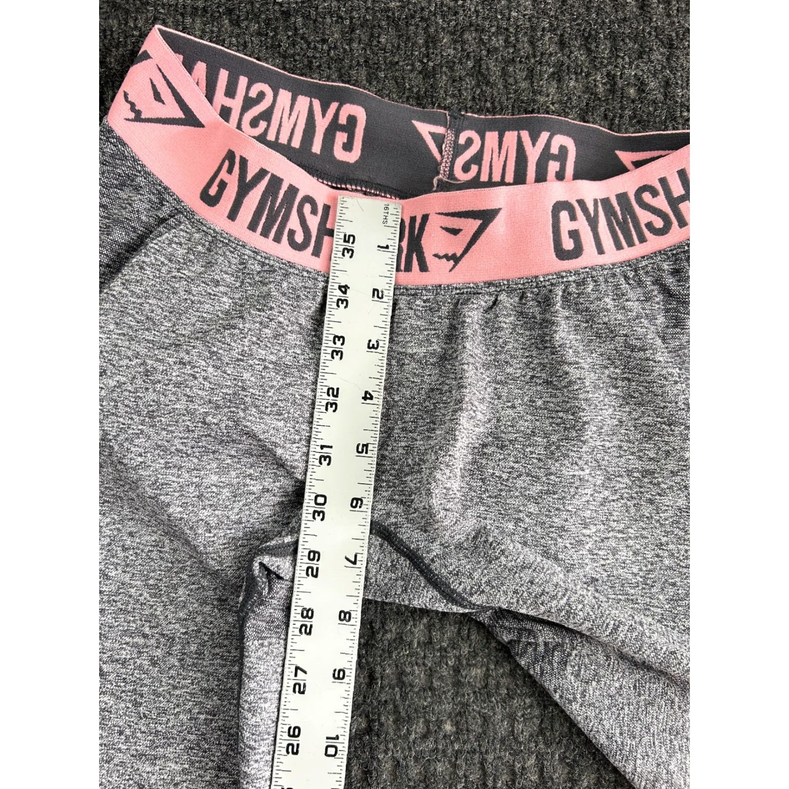 Gymshark Gymshark Flex Leggings Women M Gray Two tone Seamless Contour Fit Athletic Sportswear Yoga Gym & Training Size 32" / US 10 / IT 46 - 5 Thumbnail
