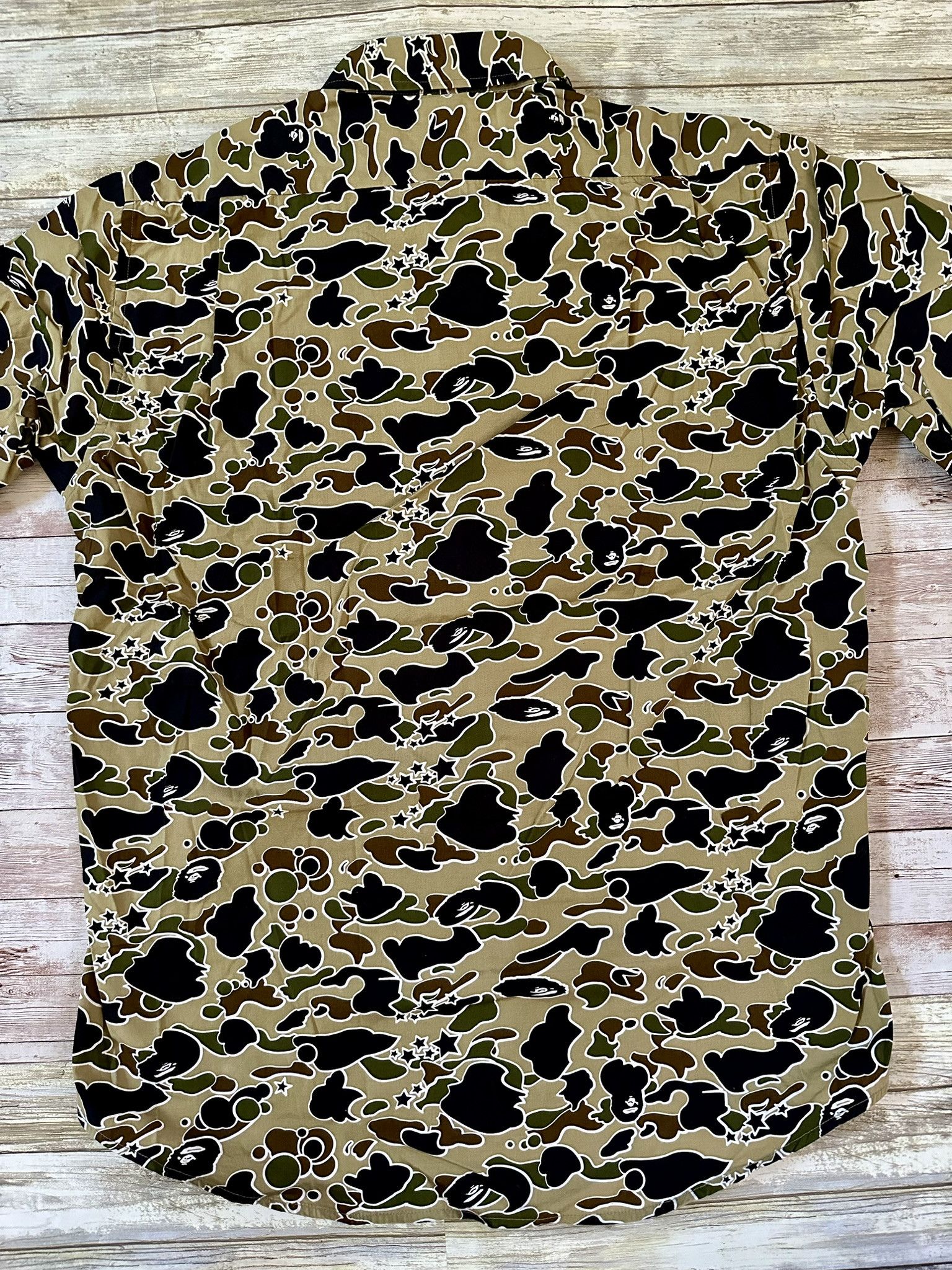 Bape Psyche Camo Shirt Size US L / EU 52-54 / 3 - 4 Thumbnail