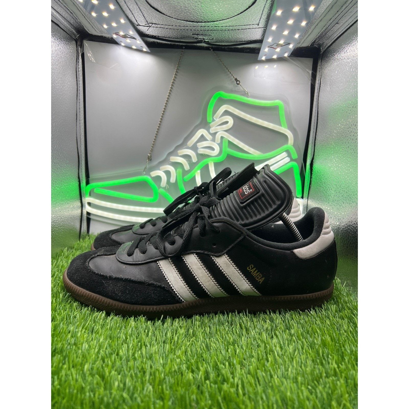 Adidas  Streetwear Adidas Samba Vegan H01878 Men Black Synthetic Shoes  10.5 | Grailed