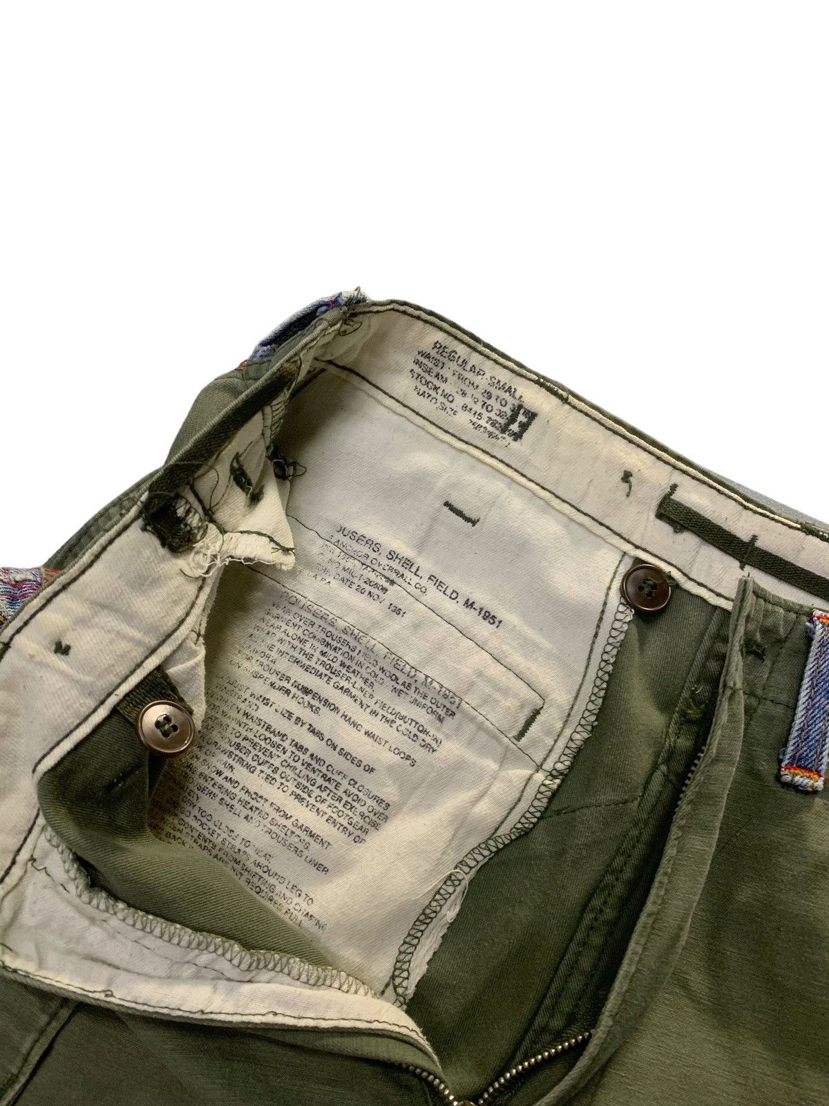 If Six Was Nine × Vintage Vintage Army Hybrid Reconstruct Cargo Baggy Jnco Y2k Style Size US 30 / EU 46 - 10 Thumbnail