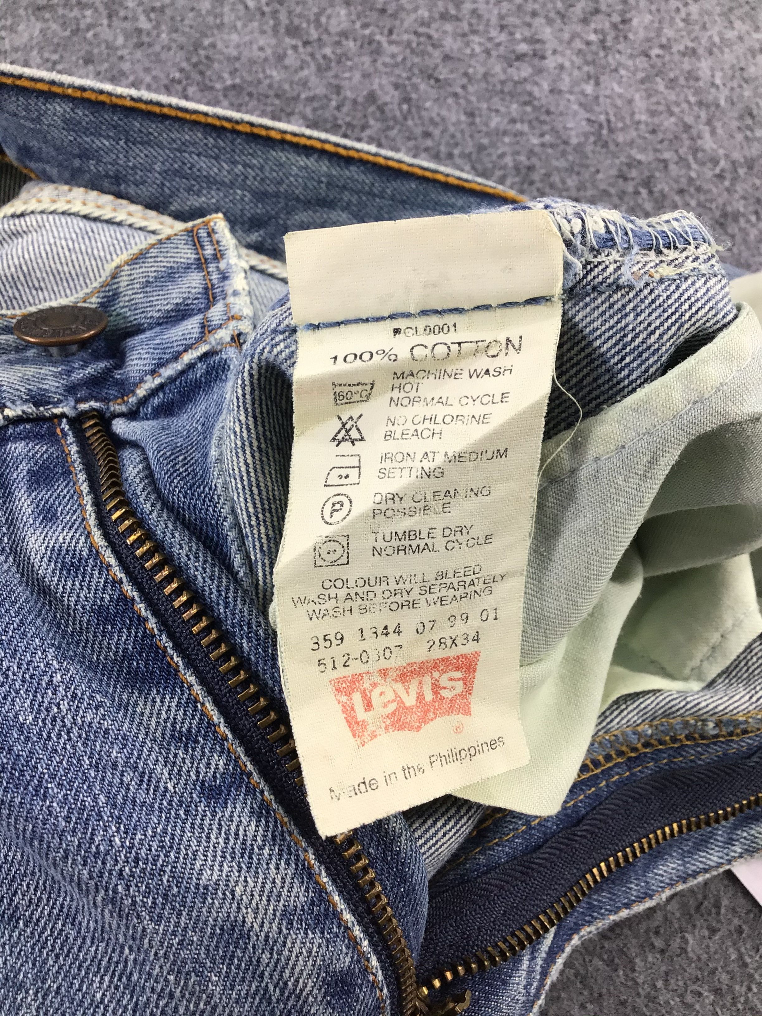 Levi's × Vintage 90s Vintage Levis 512 Jeans-JM572 Size US 28 / EU 44 - 10 Thumbnail