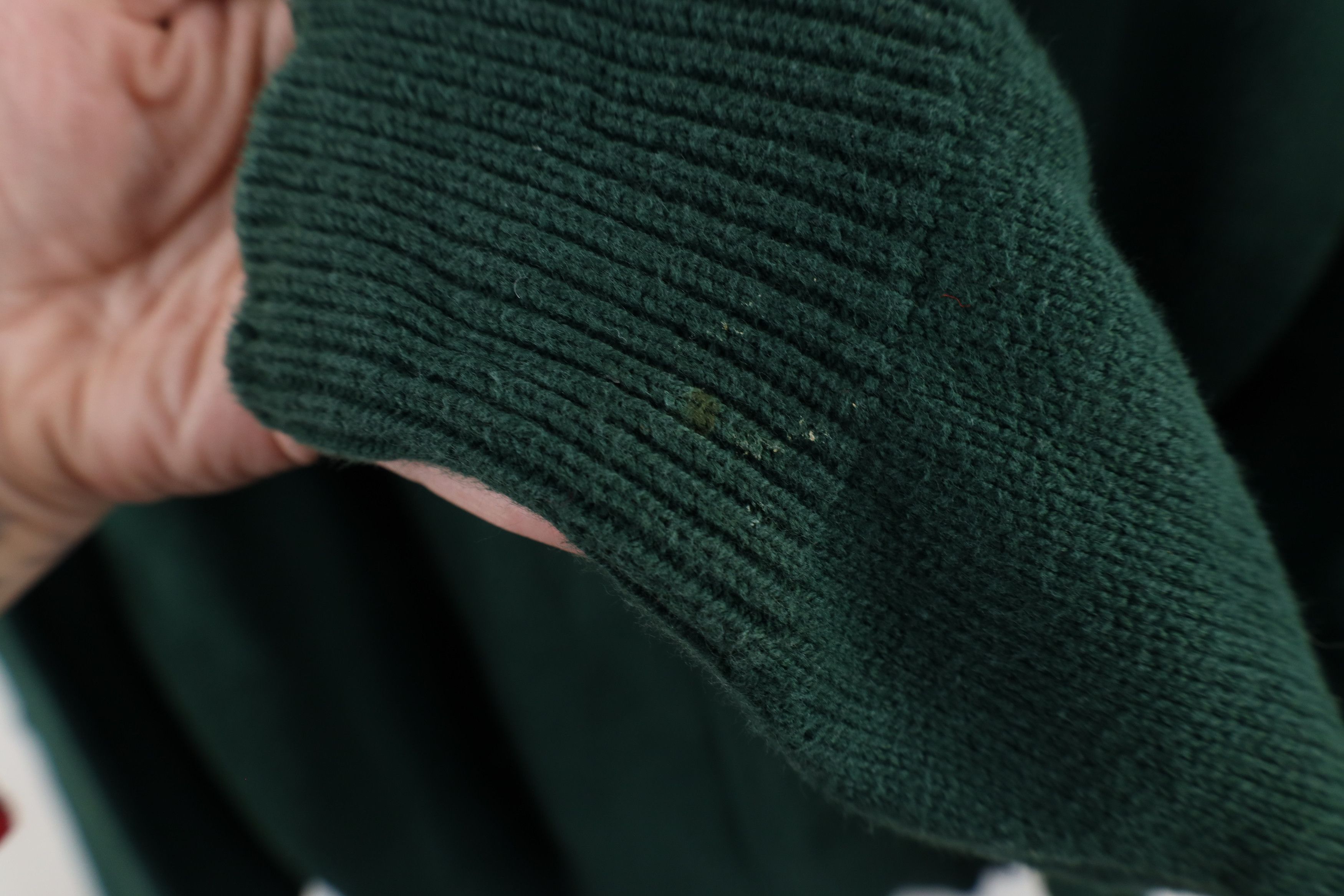Vintage Vintage 90s Deep Springs Trout Club Knit Sweater Green USA Size US XXL / EU 58 / 5 - 9 Thumbnail