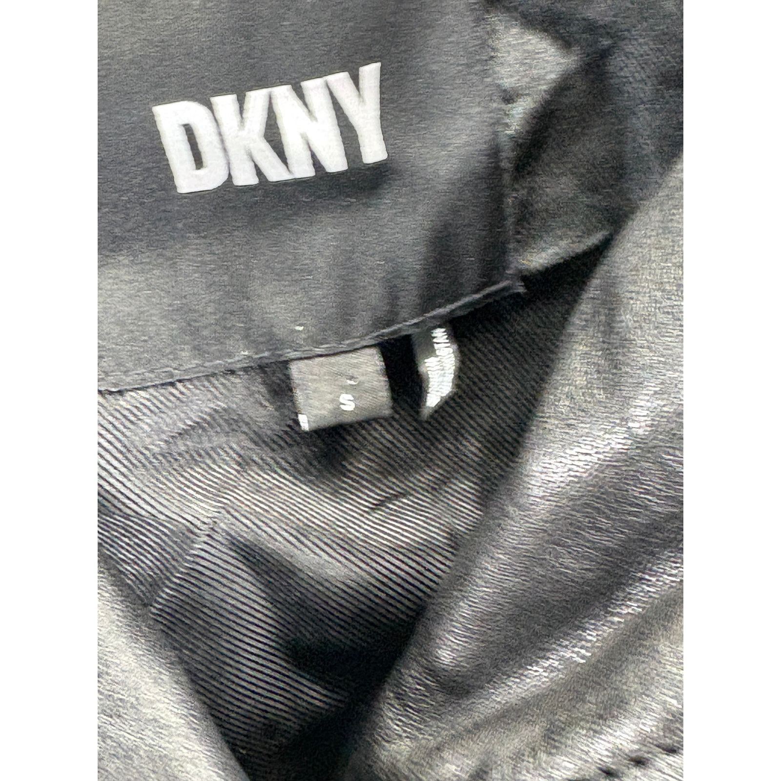 DKNY DKNY Moto Jacket Studded 100% Sheep Genuine Leather Womens S Size S / US 4 / IT 40 - 9 Thumbnail