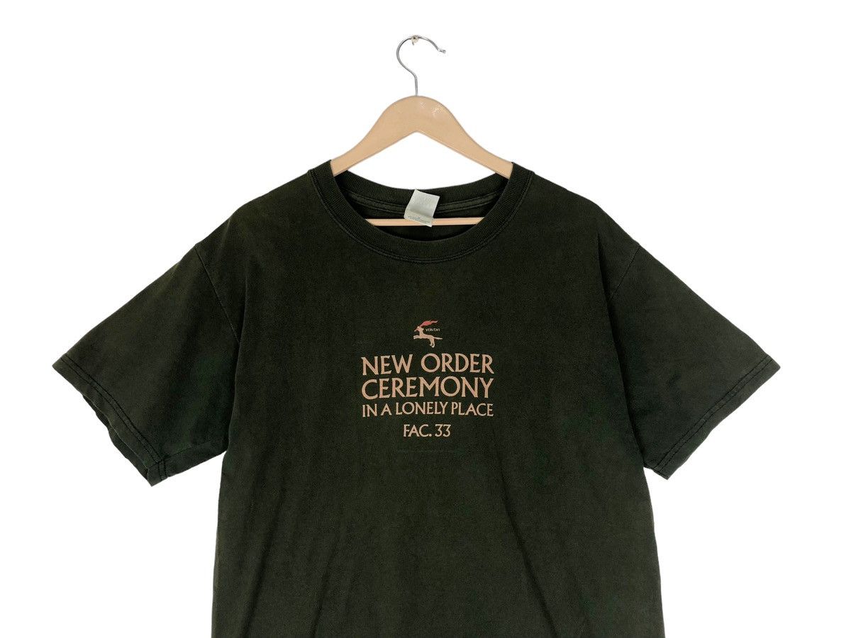 Band Tees × New Order New Order Y2K Ceremony Olive Green T shirt Size US M / EU 48-50 / 2 - 3 Thumbnail
