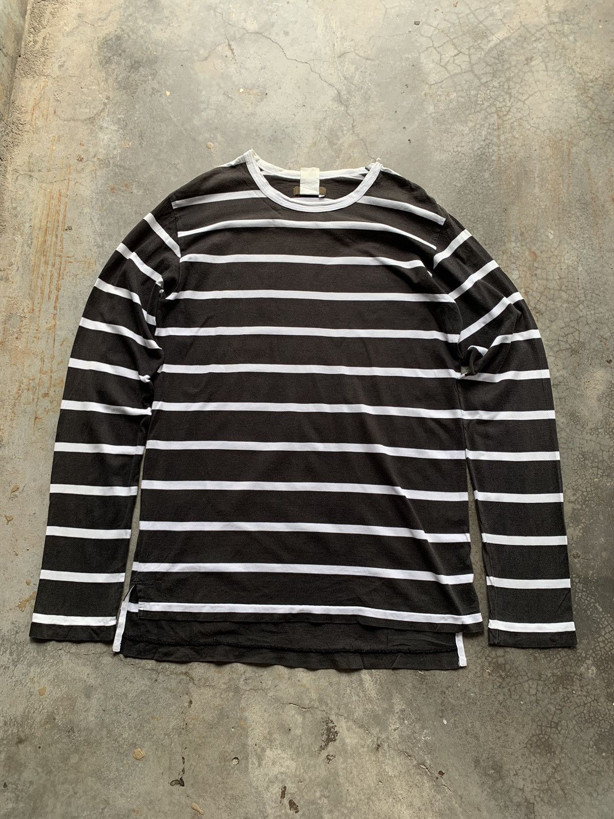 トップス Y's for men damaged long sleeve grunge Oplxuo Distressed Sweatshirt for Men Vintage Crew Neck