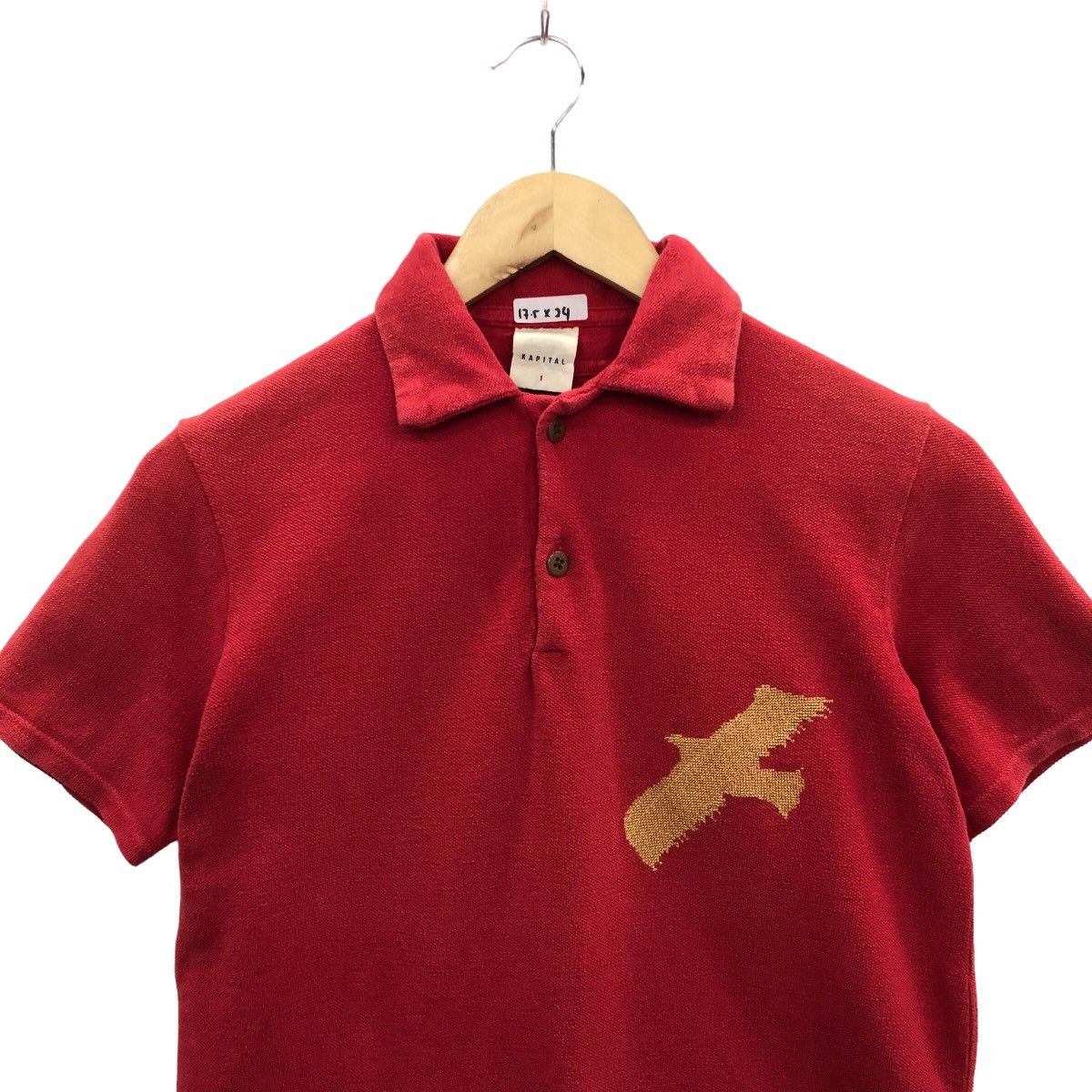 Kapital Rare!! KAPITAL bird logo polos tee Size US XS / EU 42 / 0 - 3 Thumbnail