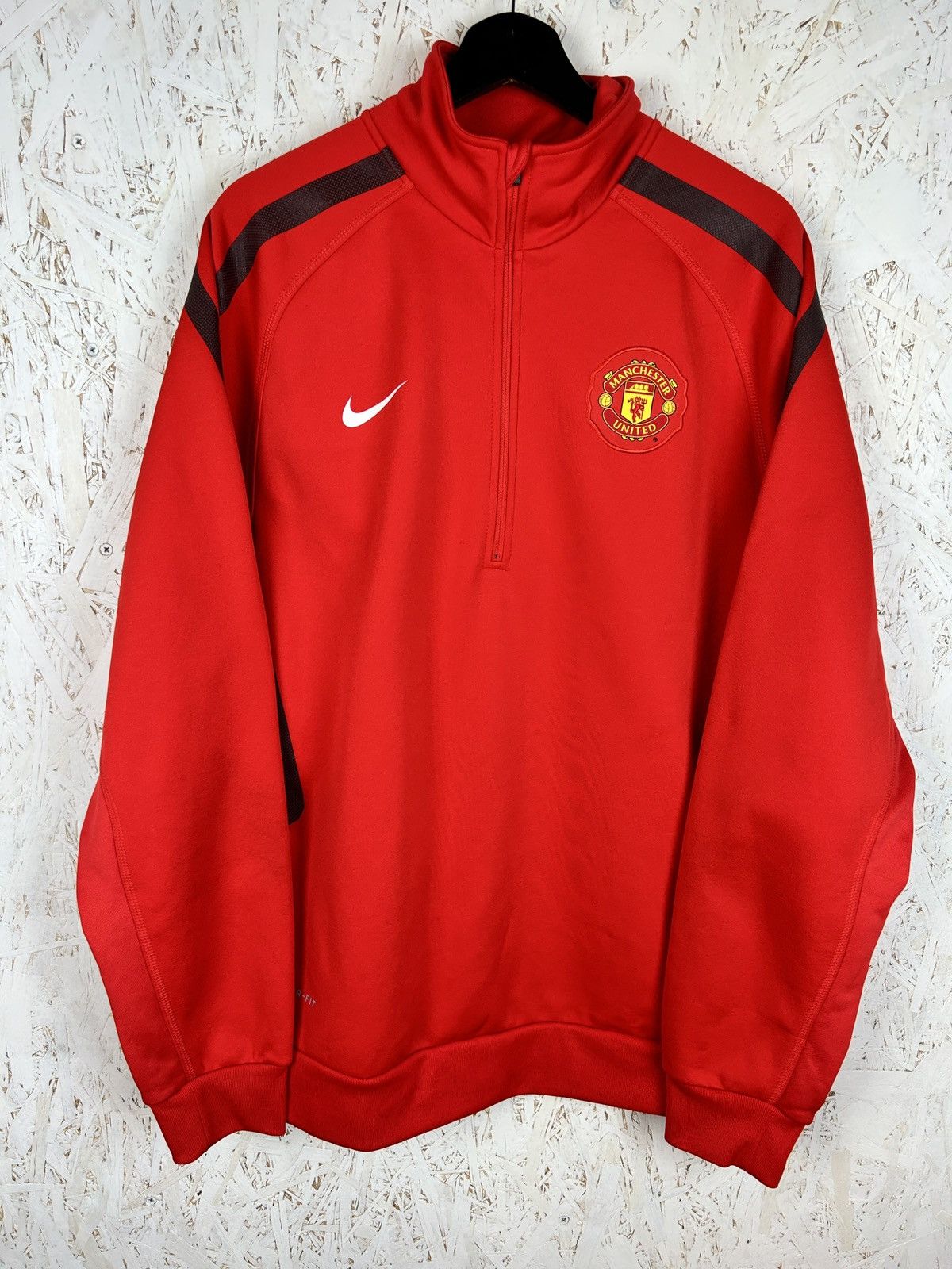 Nike Vintage Nike Manchester United MUFC 2010 Therma Fit Jacket L Size US XL / EU 56 / 4 - 1 Thumbnail