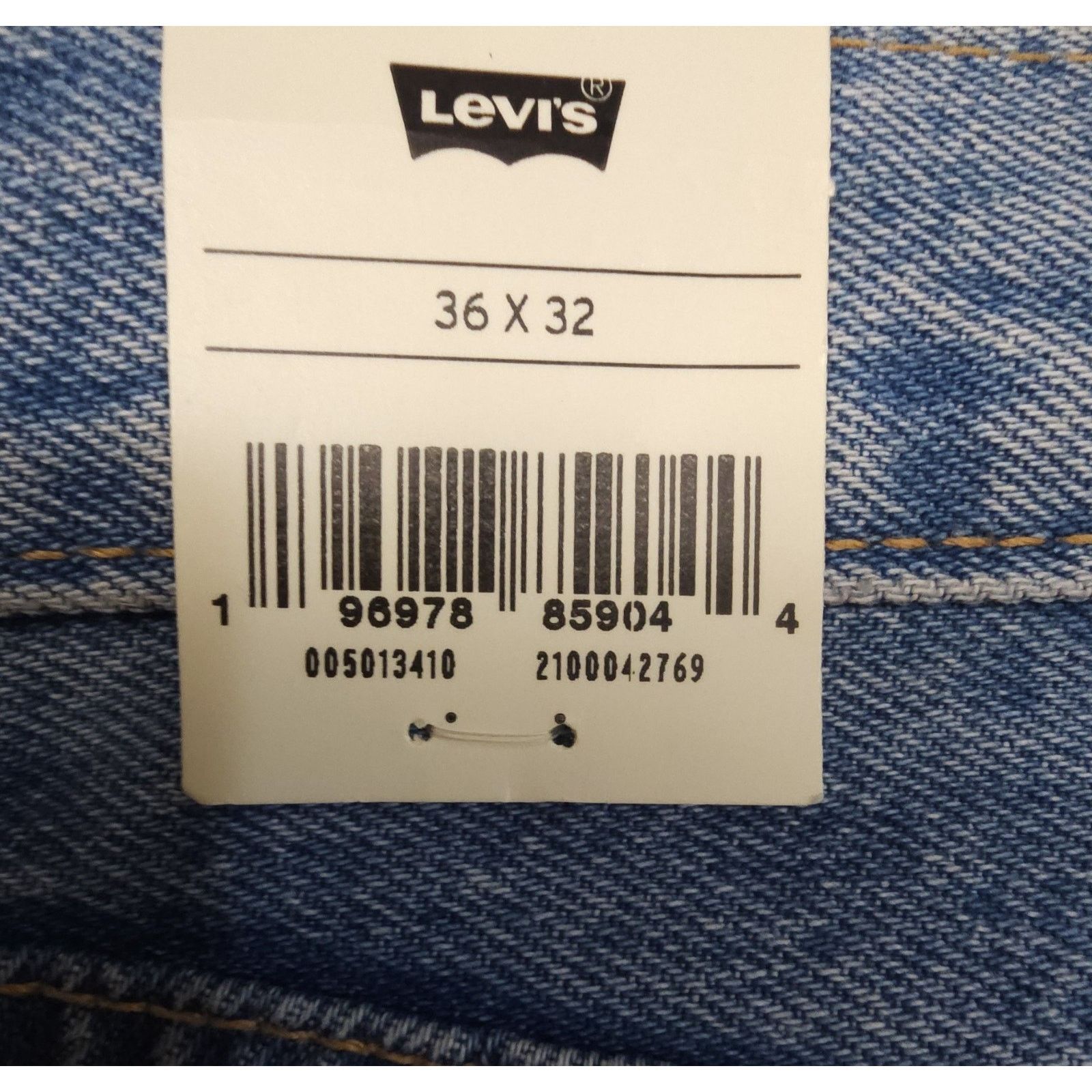 Levi's Levis Premium 501 Original Denim Big E Button Fly 36×32 Size US 36 / EU 52 - 5 Thumbnail