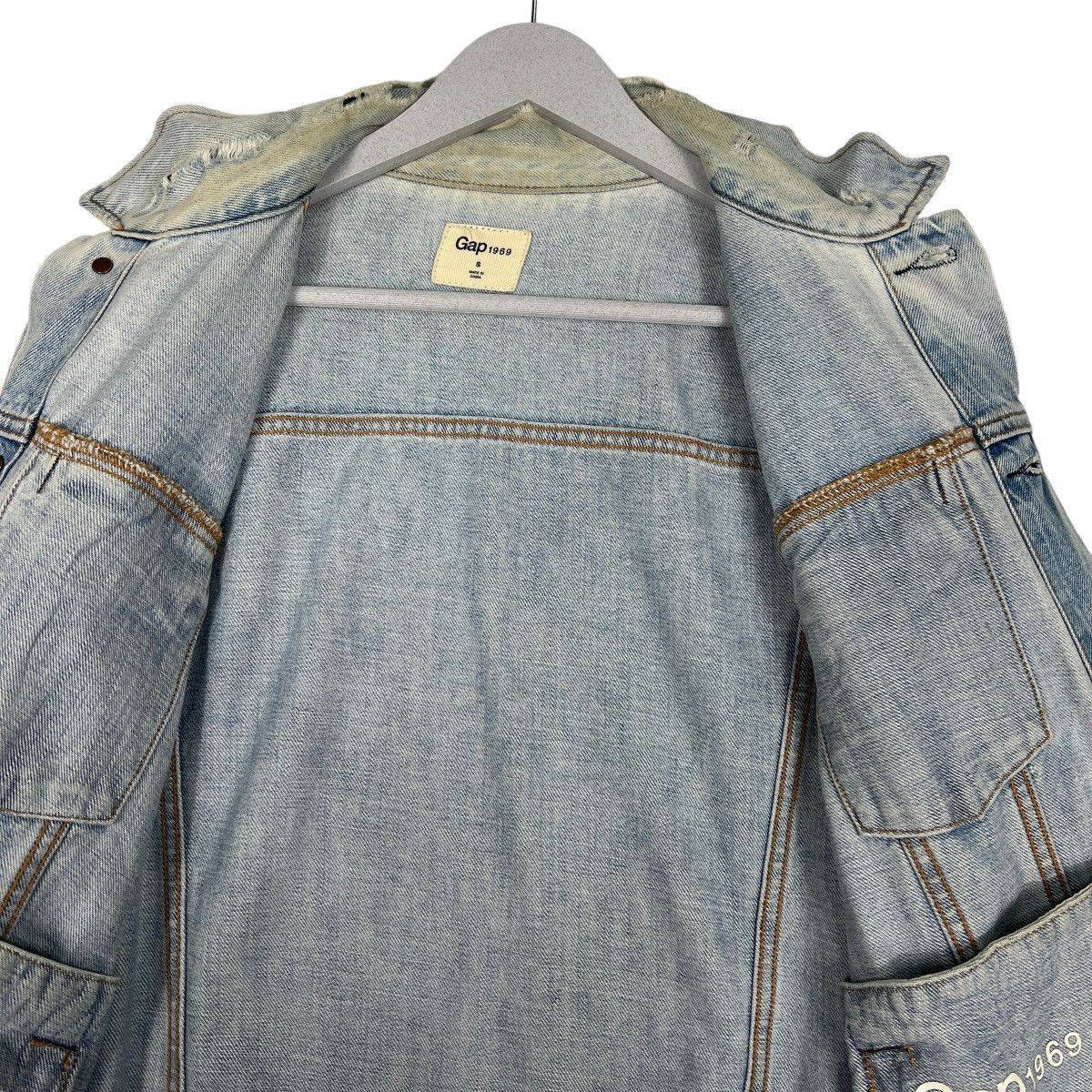 Japanese Brand 🔥 VINTAGE GAP DENIM TRUCKER JACKET Size US S / EU 44-46 / 1 - 12 Thumbnail