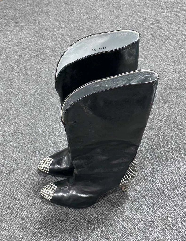 Givenchy Givenchy Rare Leather High Heel Boots Size US 6.5 / IT 36.5 - 4 Thumbnail
