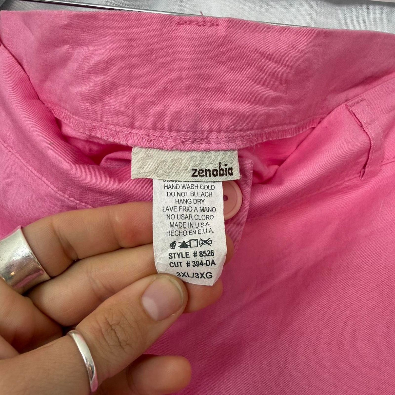 Vintage ✿ vintage bubblegum pink cropped flare pants ✿ Size 39" - 5 Thumbnail