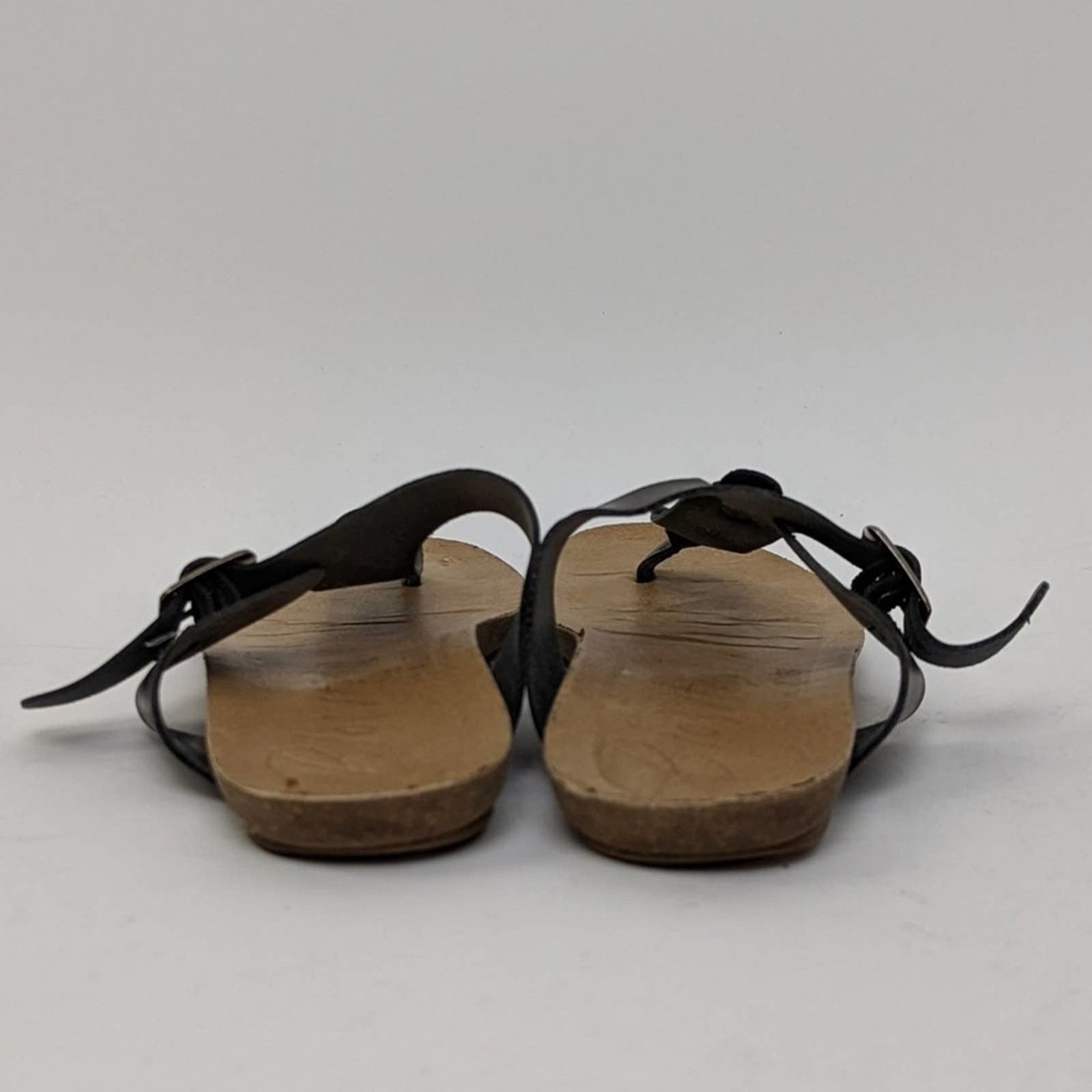 Designer Blowfish Black Wide T-Strap Thong Sandals - 8 Size US 8 / IT 38 - 7 Thumbnail